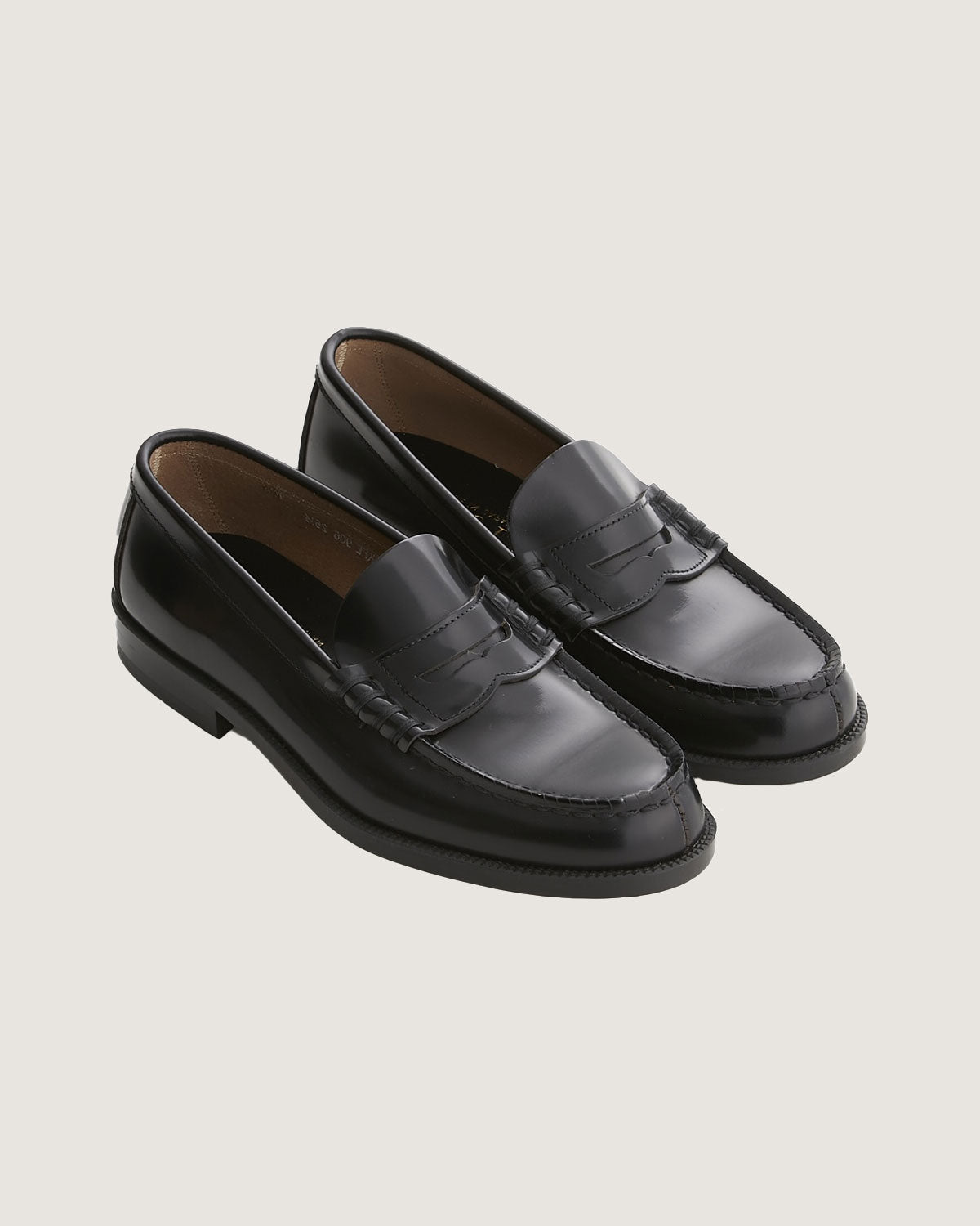 新品SIILON × Haruta Memory loafers Irish Haruta 906 Loafer in Black | Japanese Leather Loafers