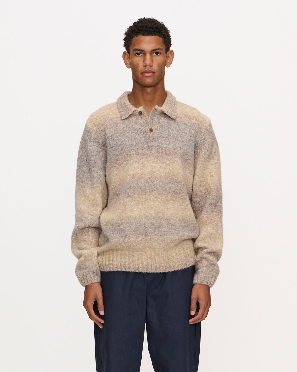 Alpaca LS Knit Polo