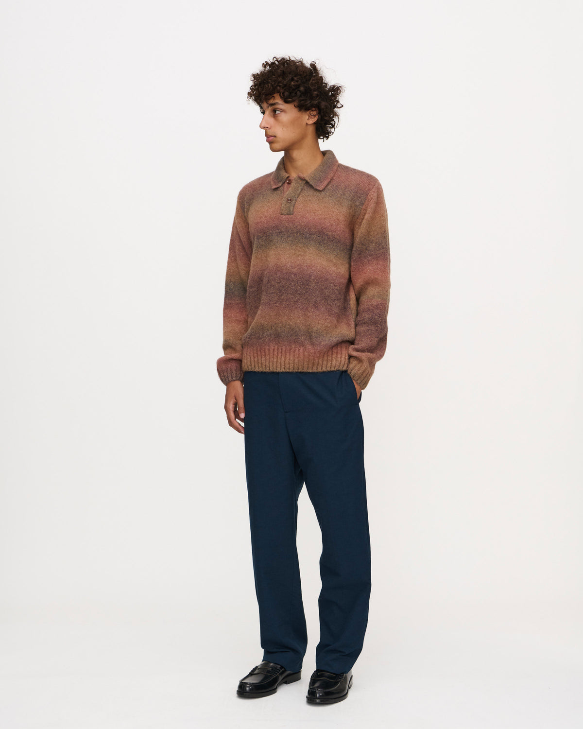 Alpaca LS Knit Polo