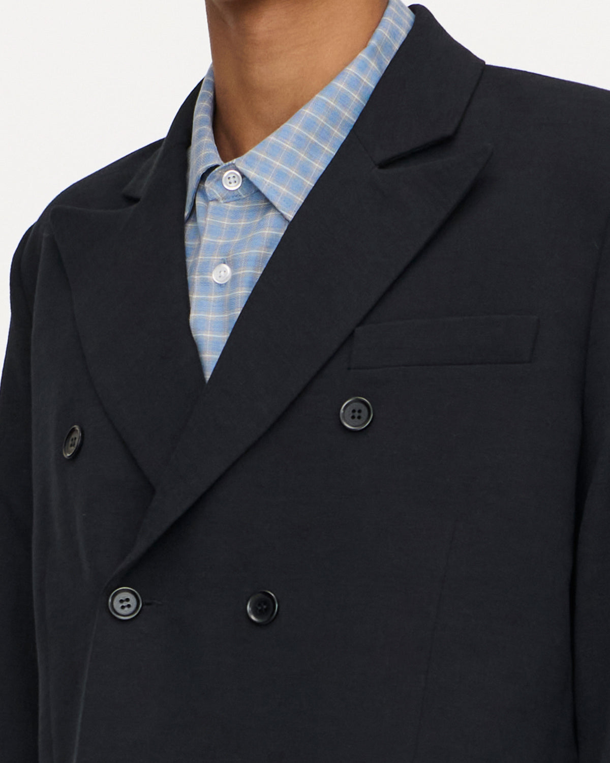 Double Breasted Blazer in Black, photo 5