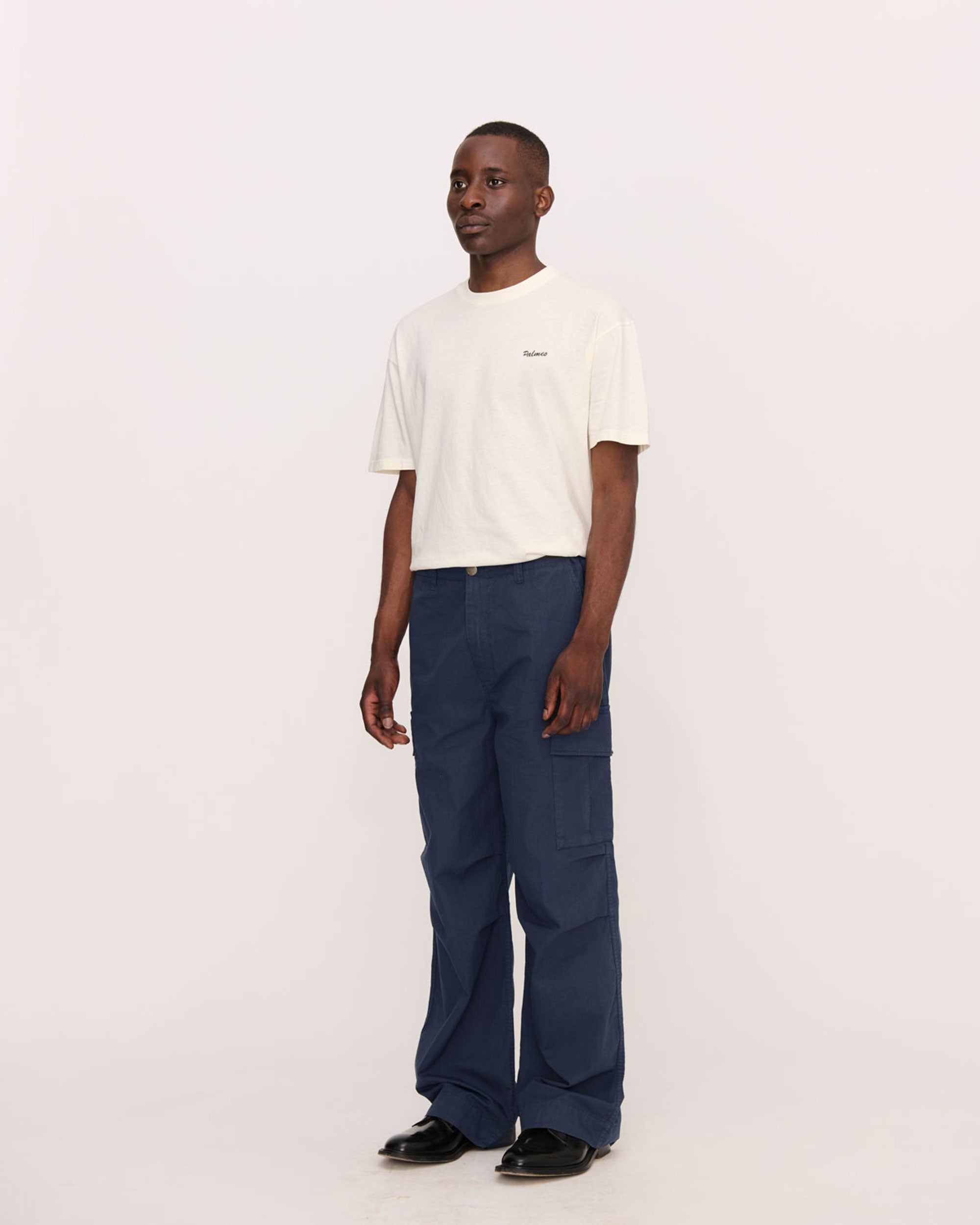 Herringbone Cargo Trousers