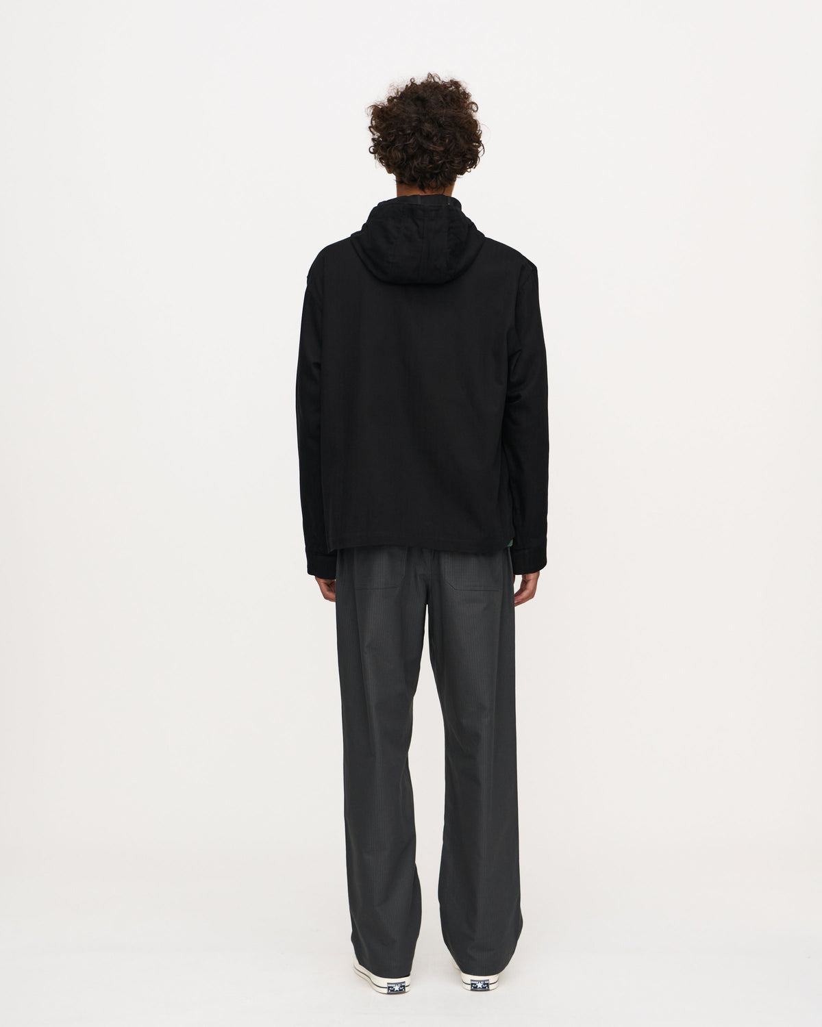 Herringbone Hooded Jacket