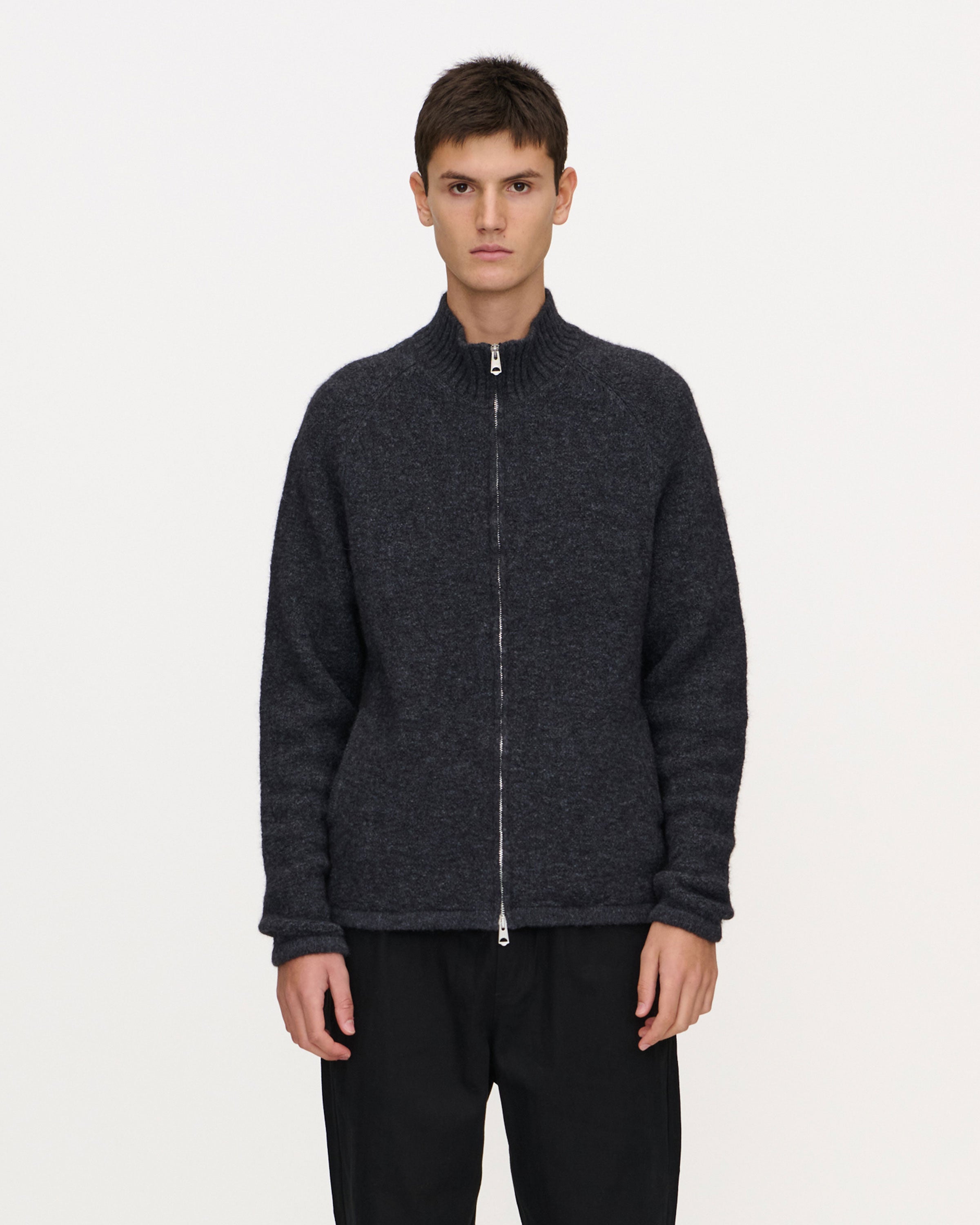 Knitted Zip Sweater