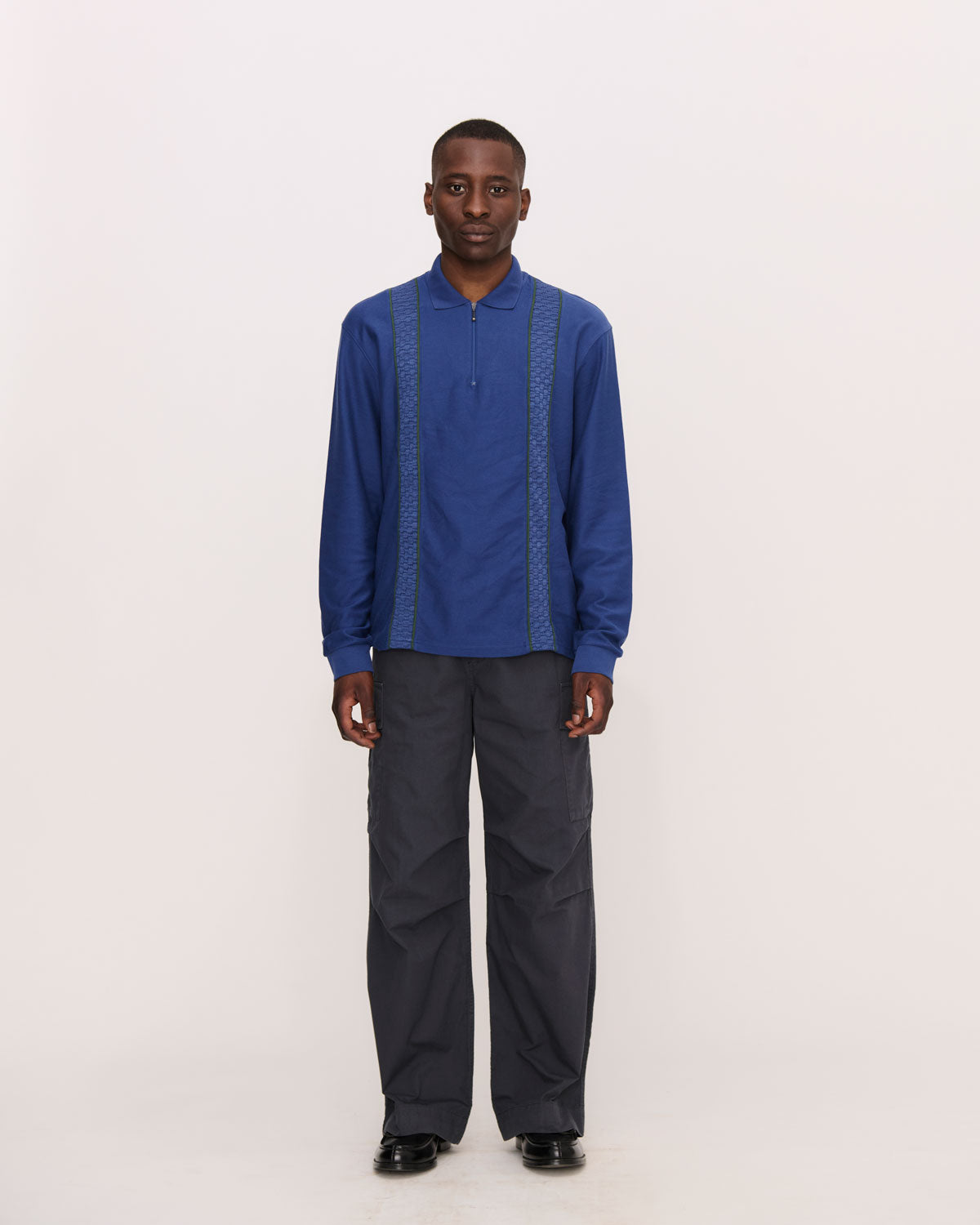 Lace LS Zip Polo