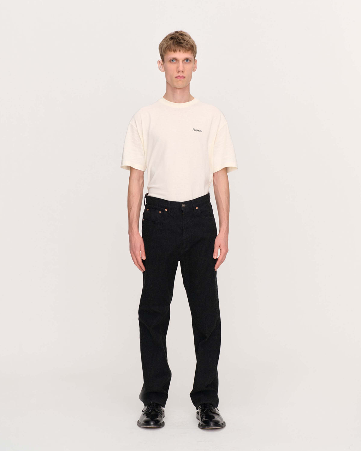 Kaptain Sunshine - Skate Shoecut Denim Pants - Black One Wash