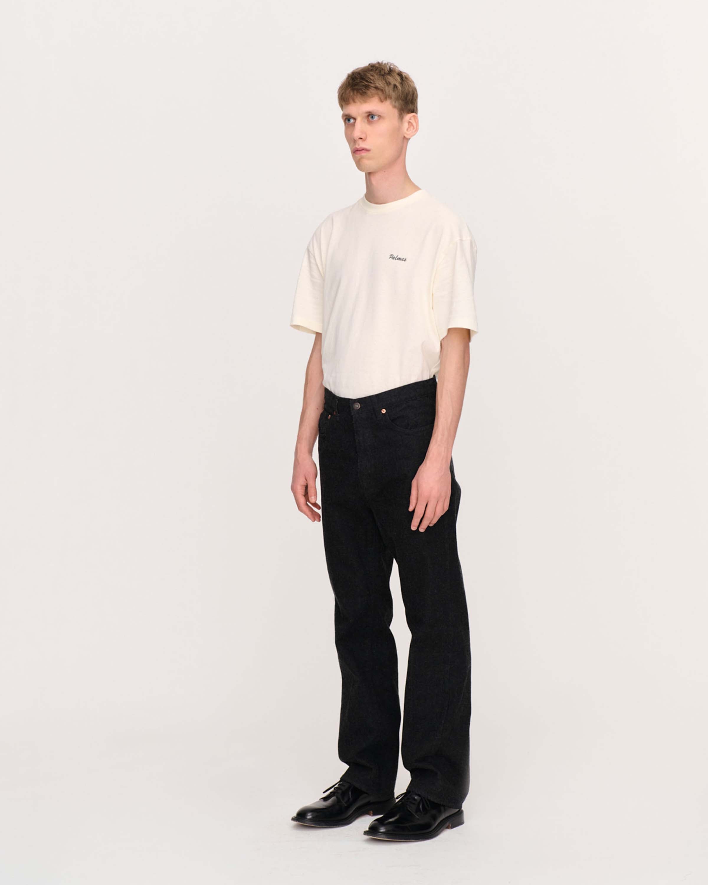 Kaptain Sunshine - Skate Shoecut Denim Pants - Black One Wash