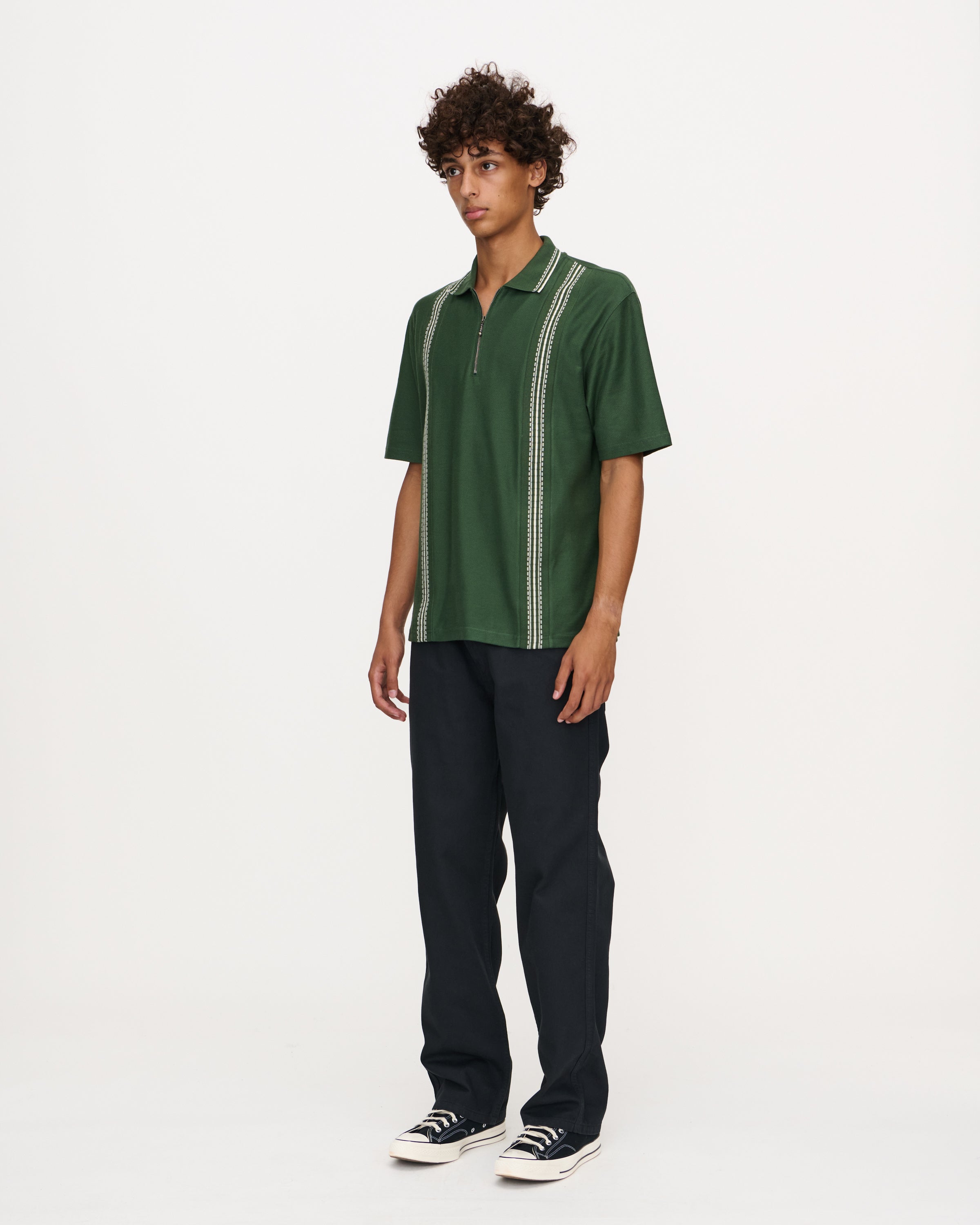 Panel SS Zip Polo