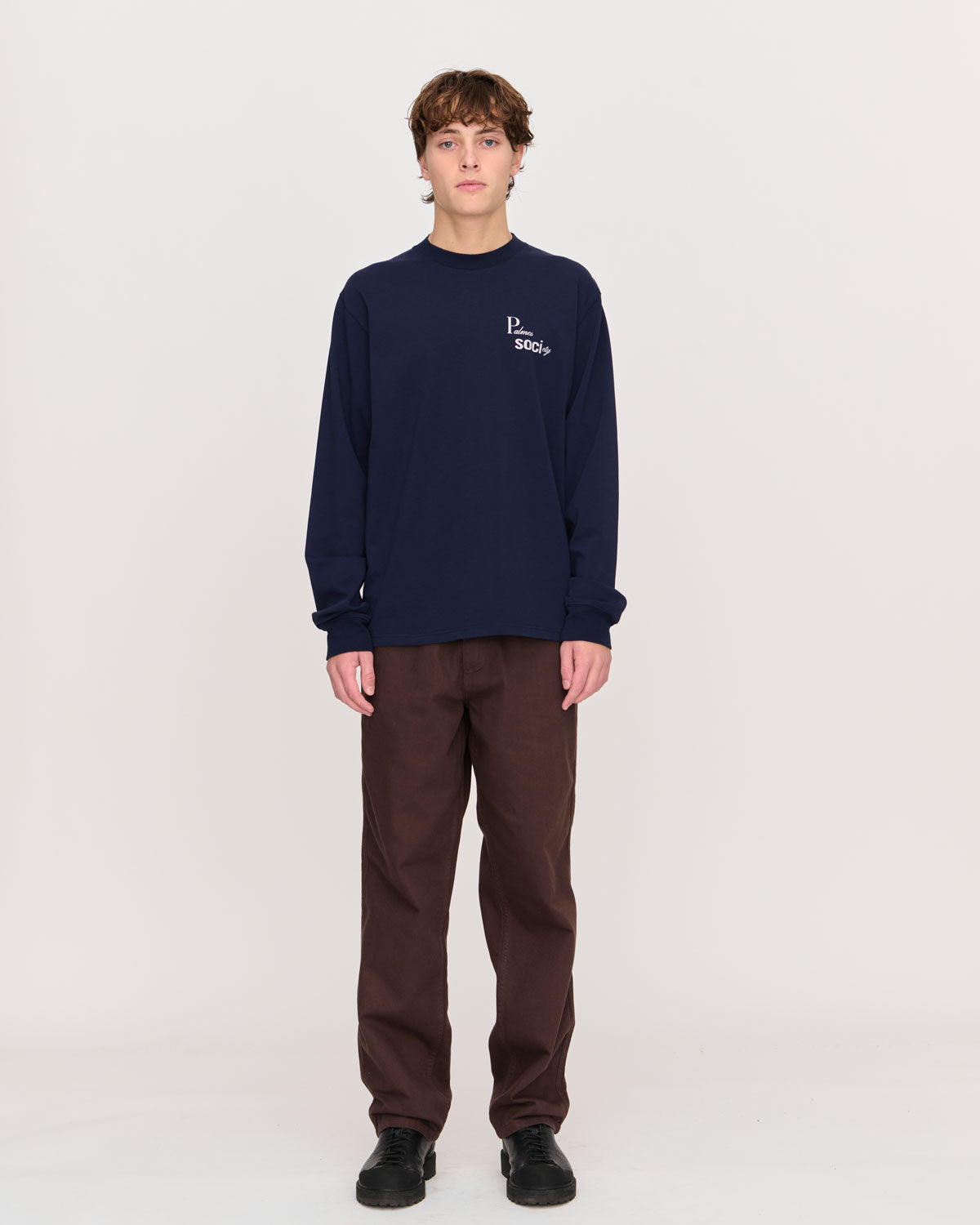 Piano LS T-Shirt XS / Navy