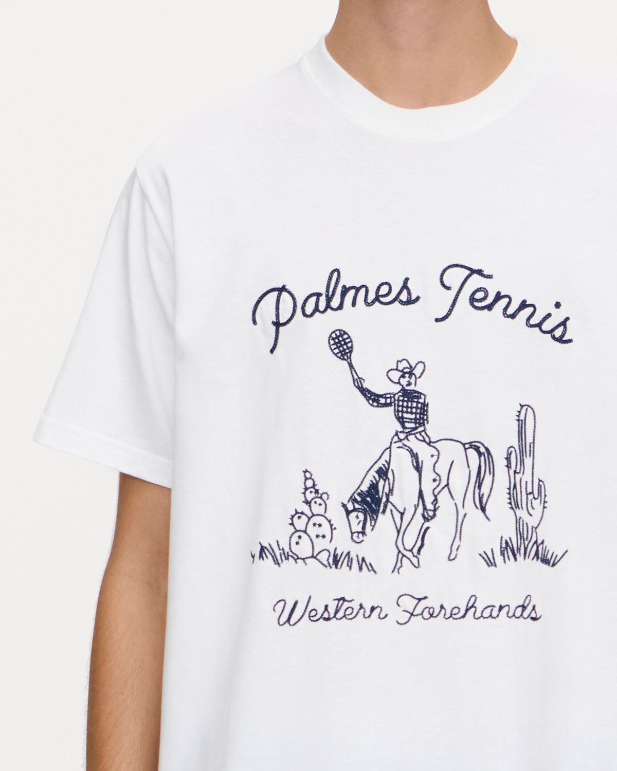 Western T-Shirt in White, photo 5