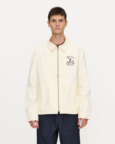 Western Zip Jacket in Off-White