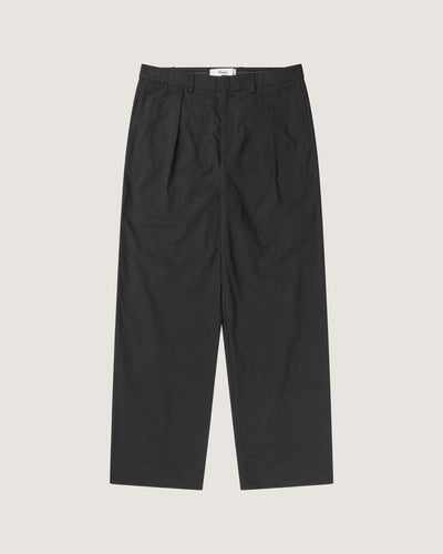 Wide Pleated Suit Trousers