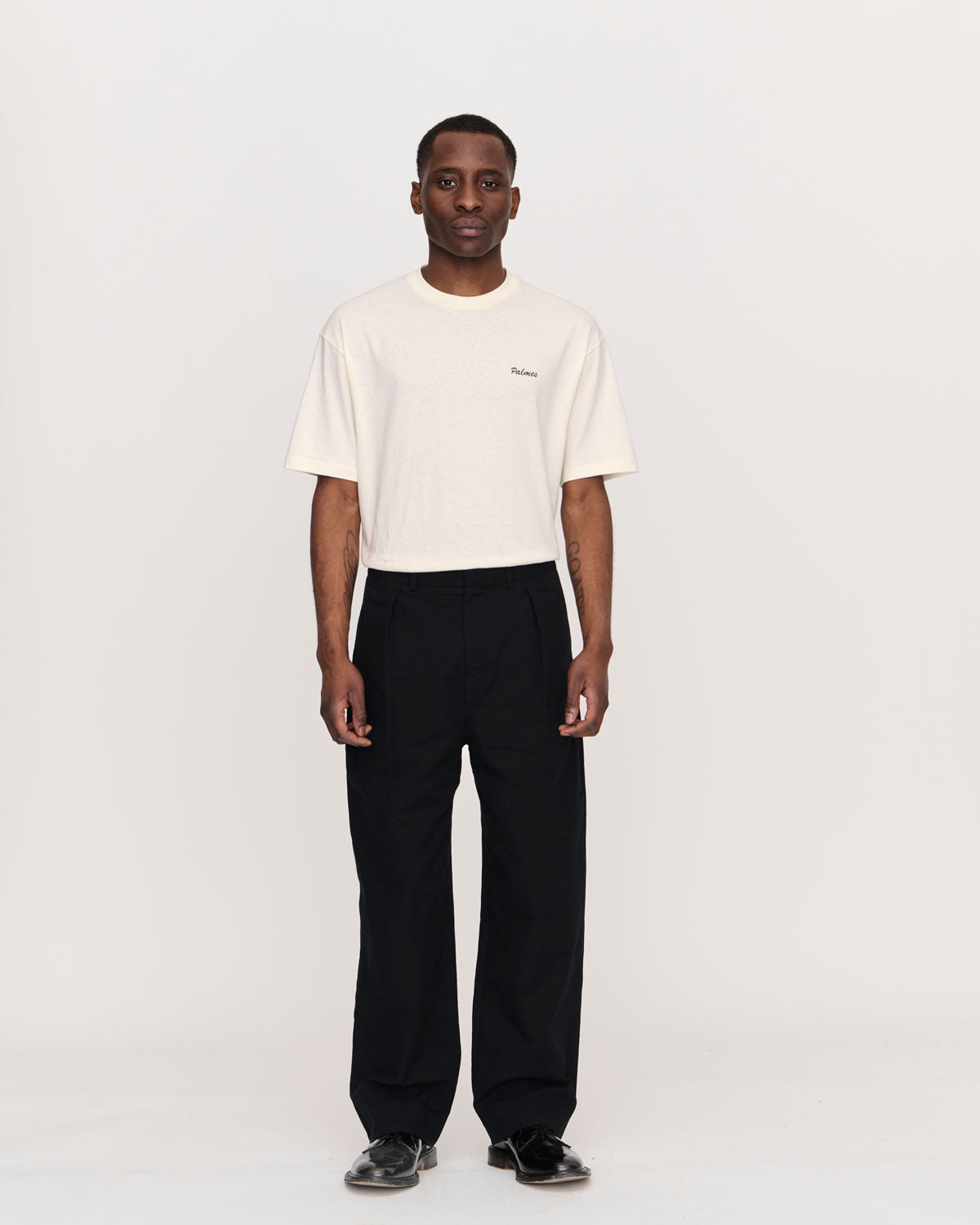 Wide Pleated Suit Trousers 46