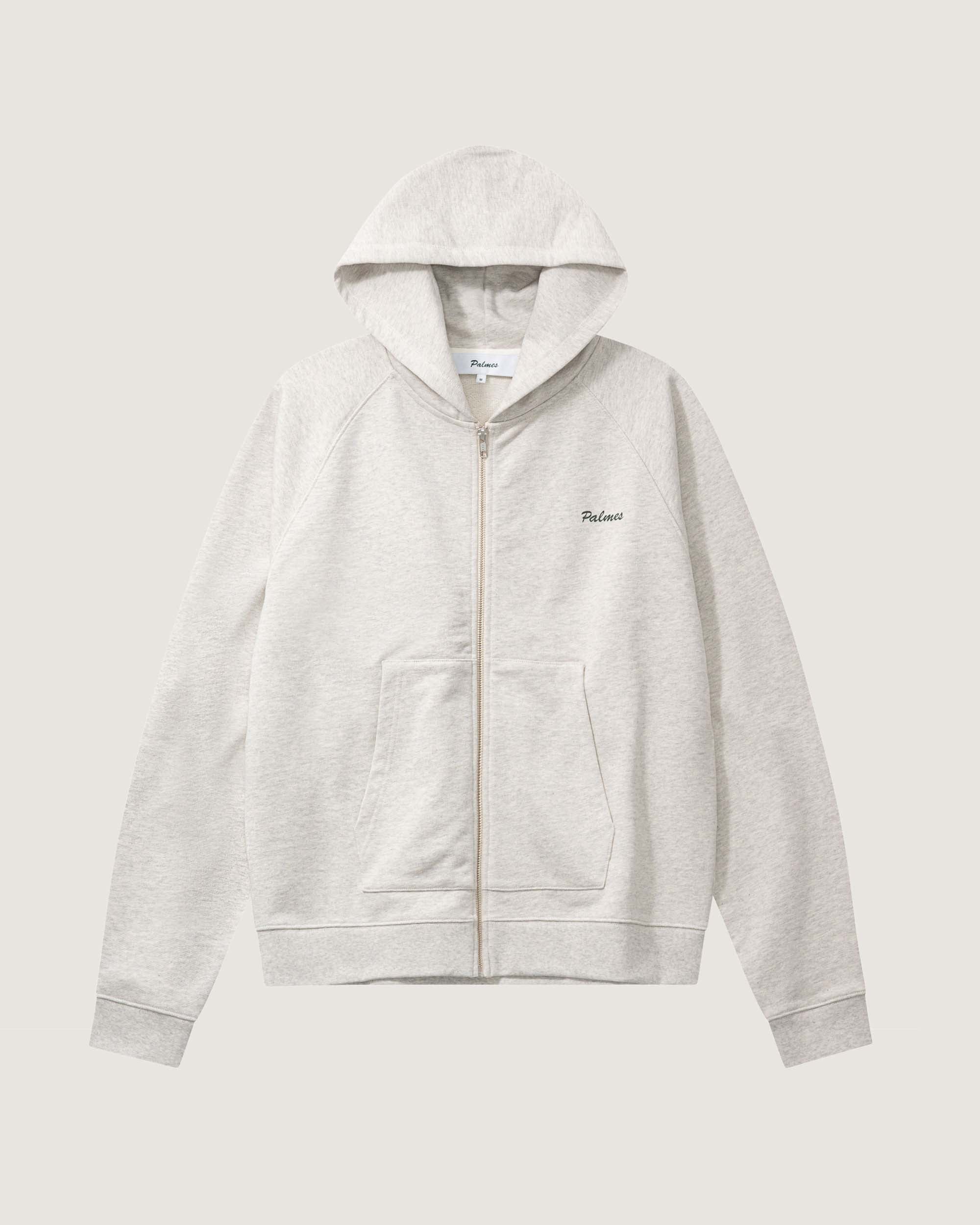 Logo Zip Hooded Sweatshirt