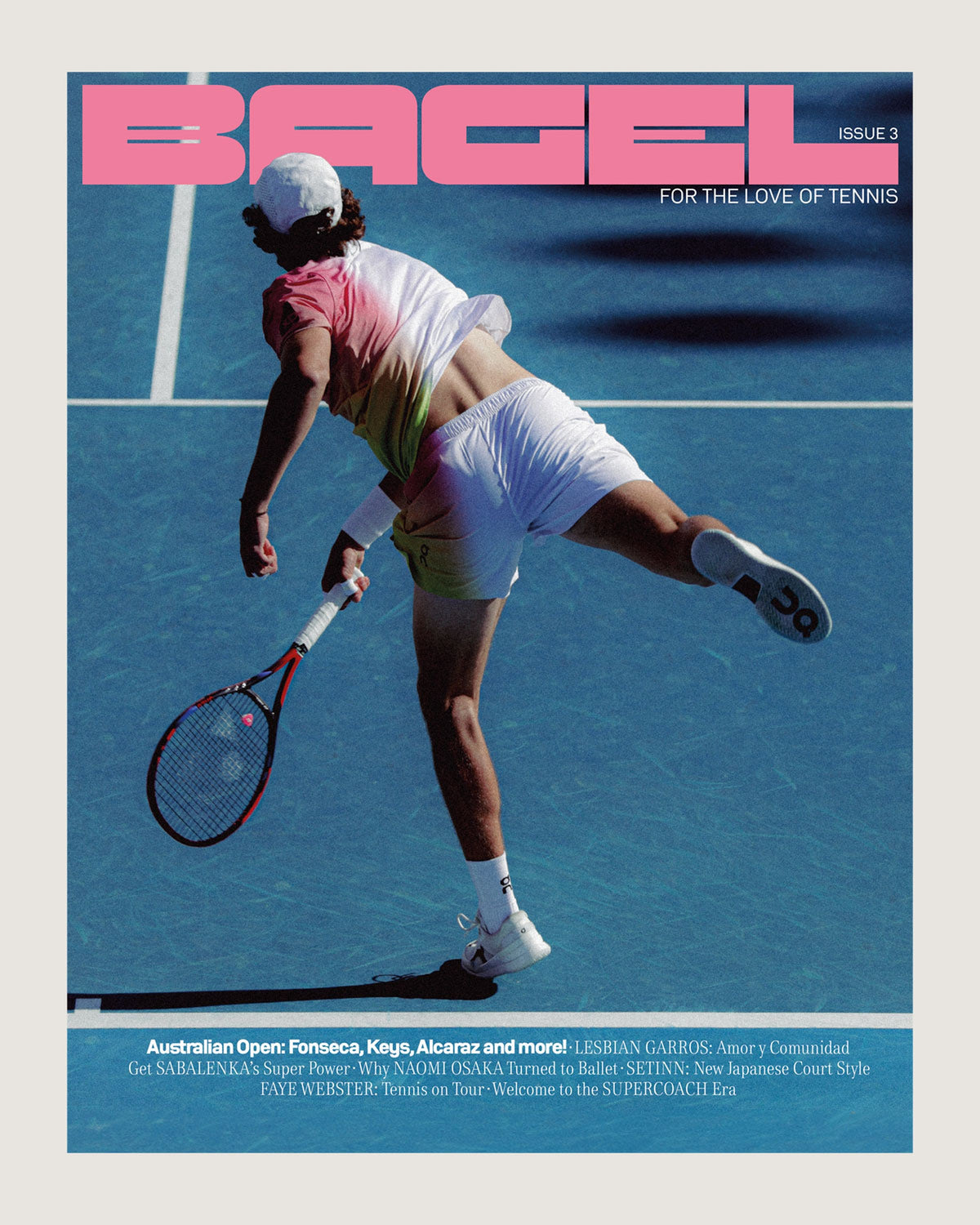 Bagel Magazine Issue 3 – Australian Open cover