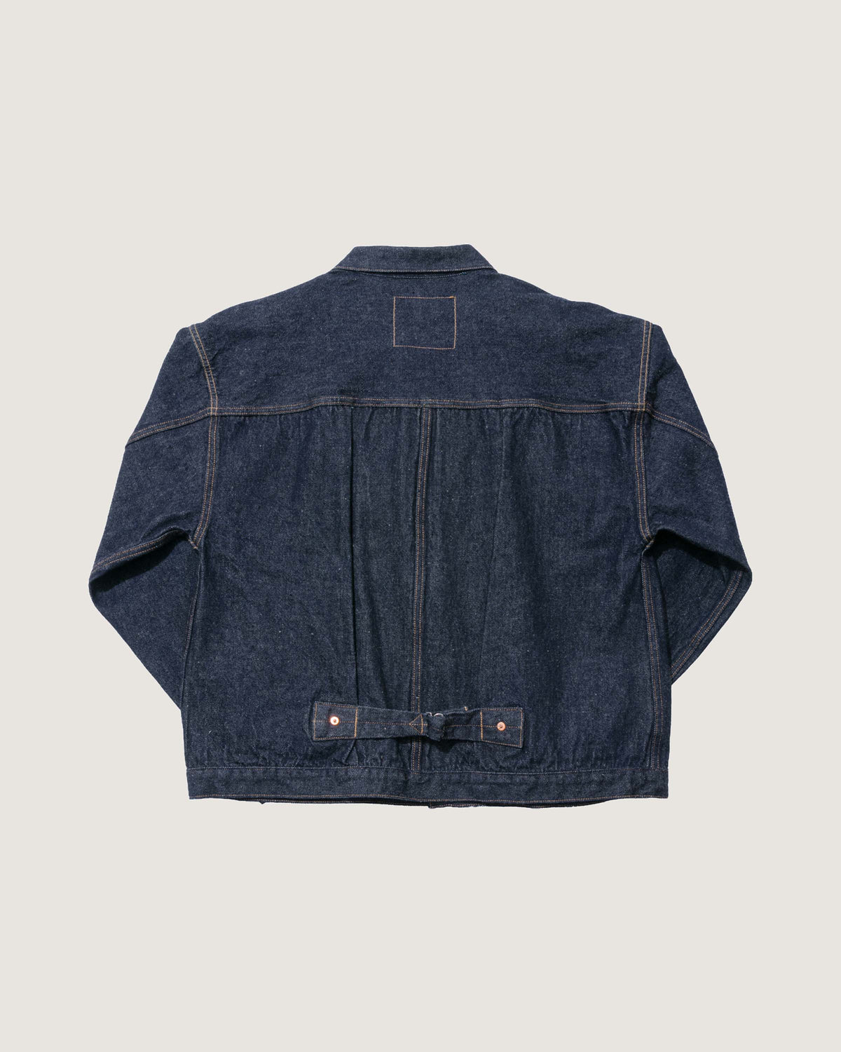 Kaptain Sunshine Denim Tracker 1P Jacket Indigo One Wash - back