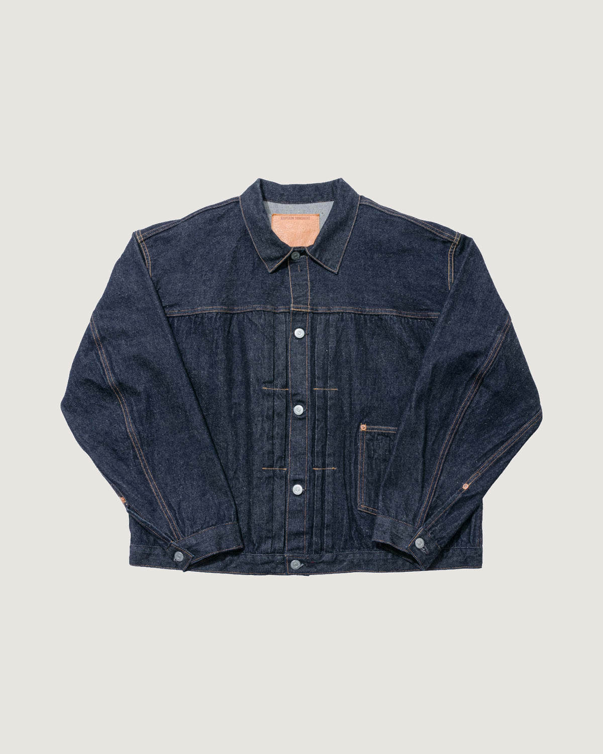 Kaptain Sunshine Denim Tracker 1P Jacket Indigo One Wash