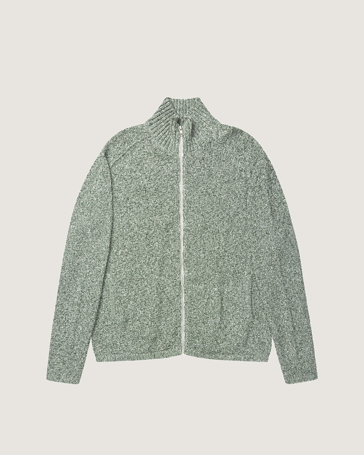 Knitted Zip Sweater