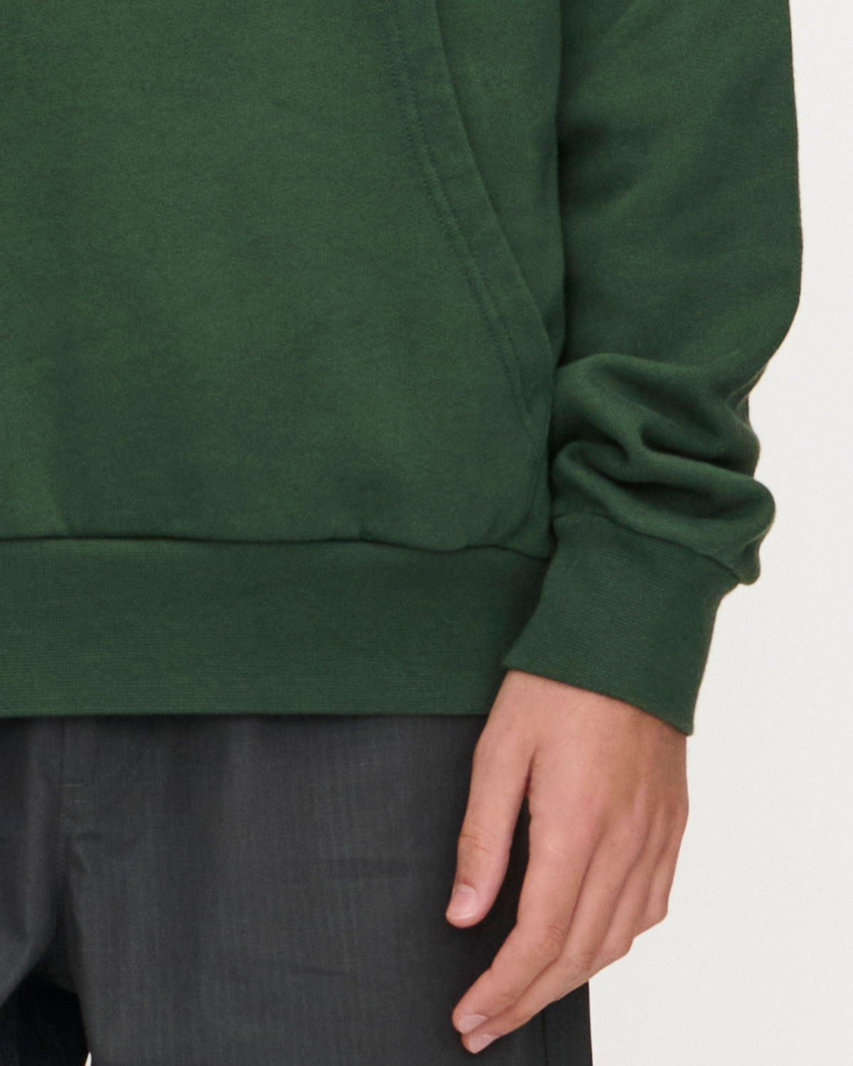 Ball Hooded Sweatshirt in Dark Green, photo 6