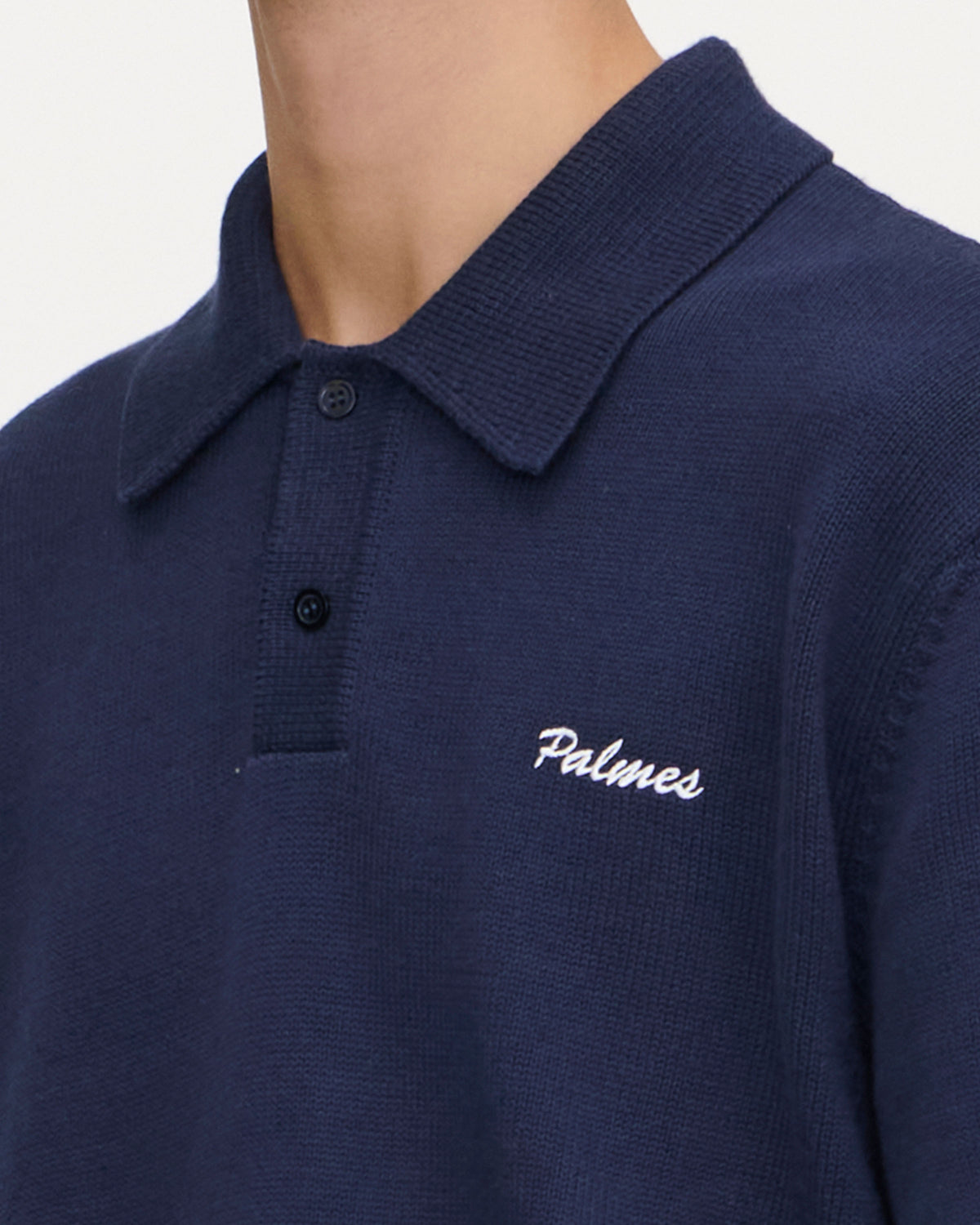 Cotton Knit Polo in Navy, photo 5