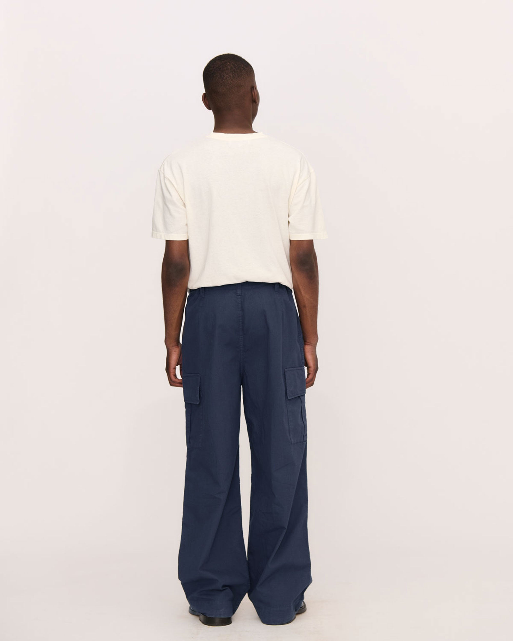 Herringbone Cargo Trousers