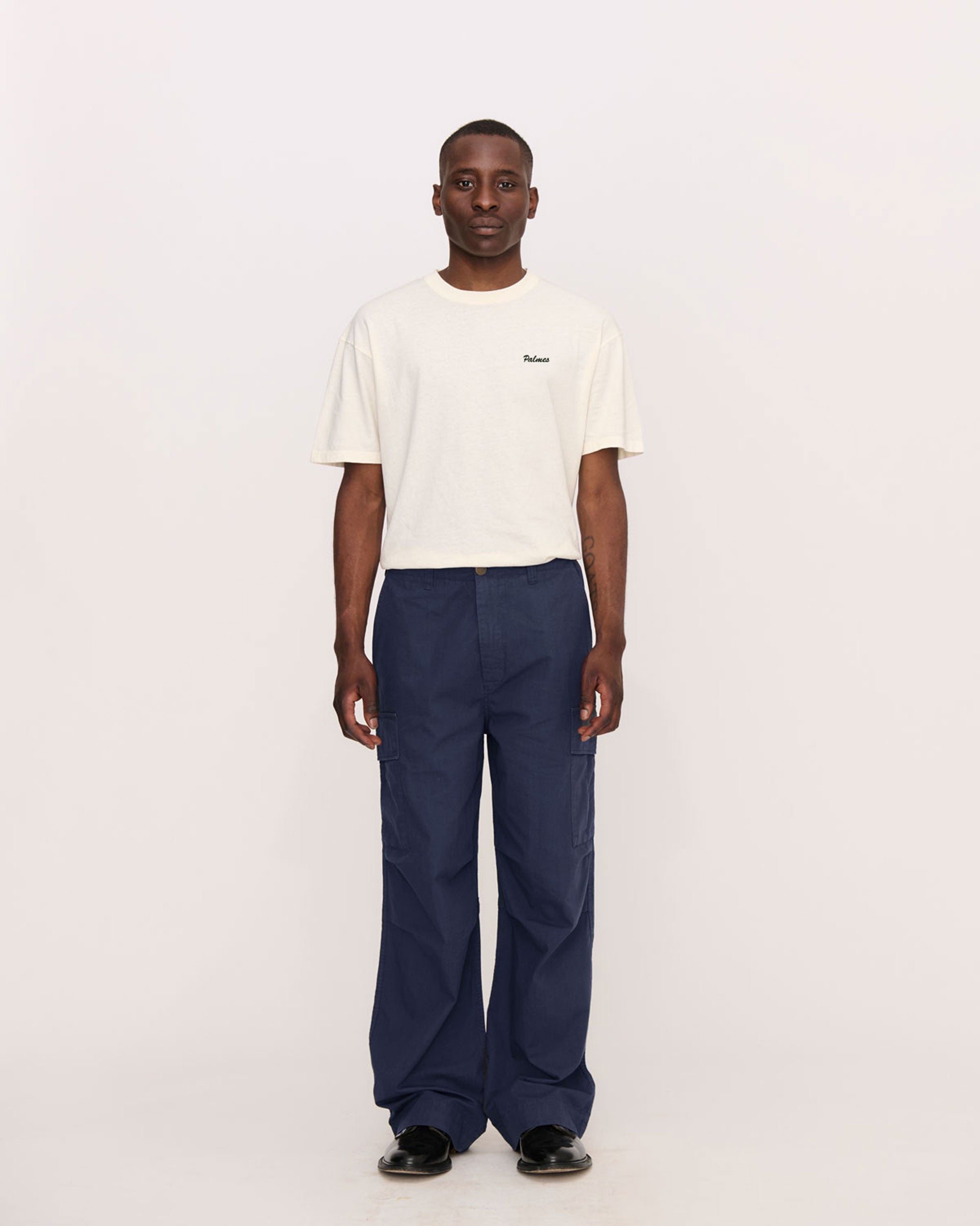 Herringbone Cargo Trousers