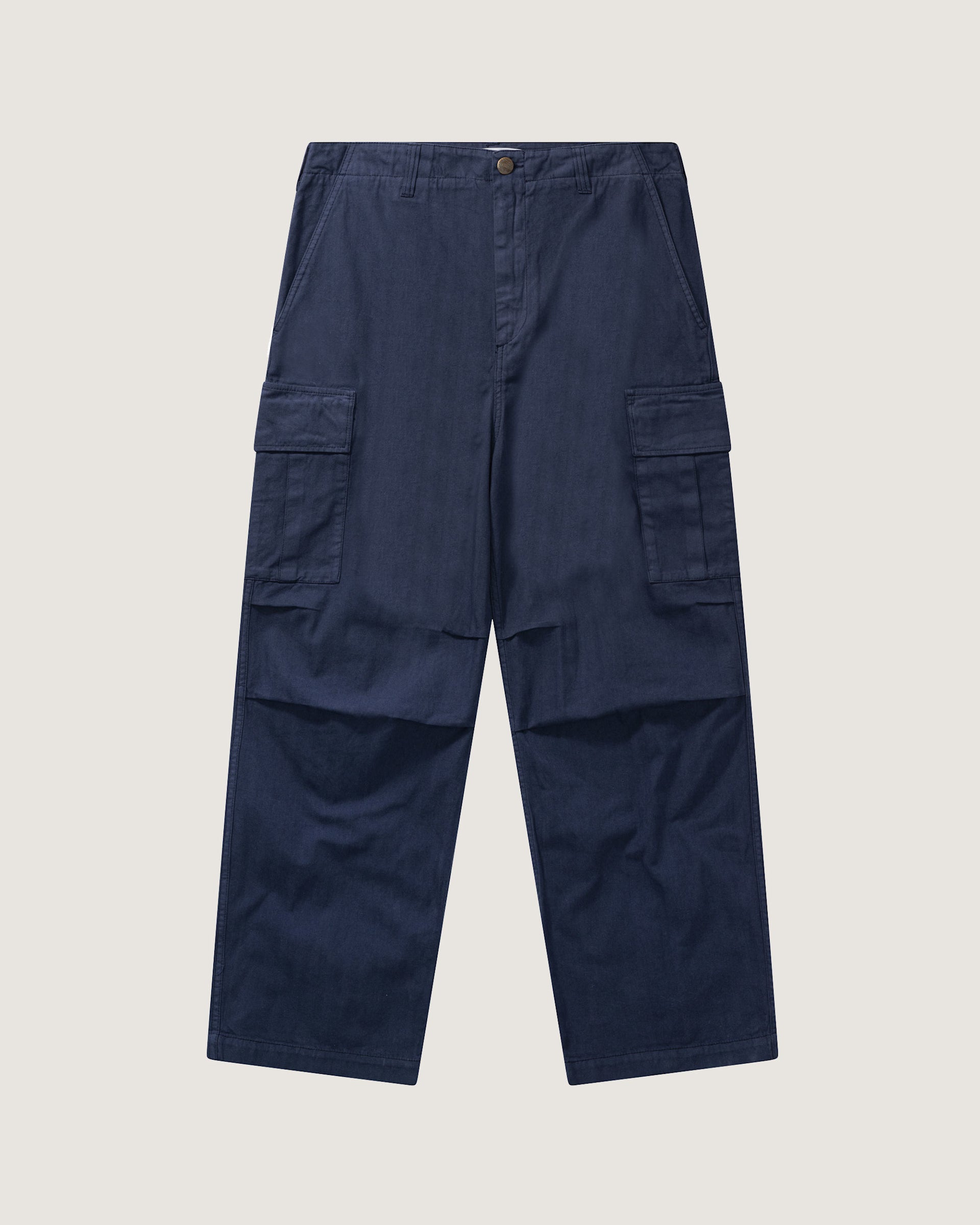 Herringbone Cargo Trousers