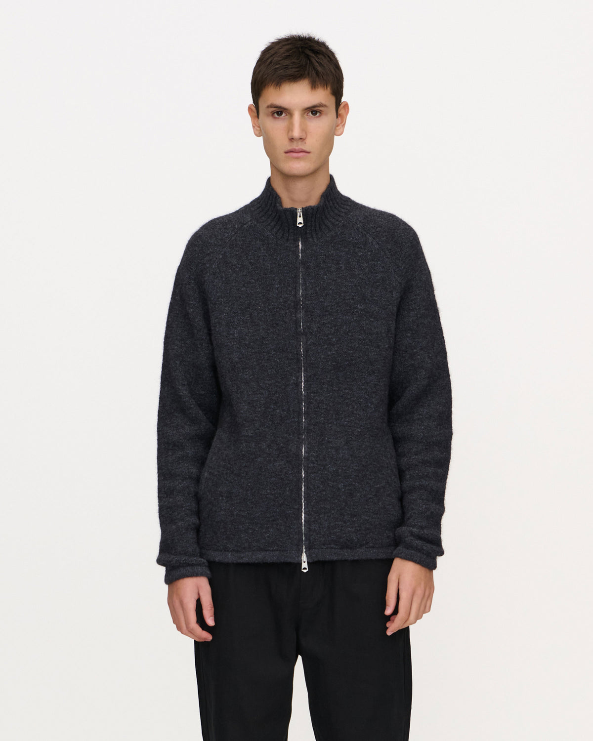 Knitted Zip Sweater