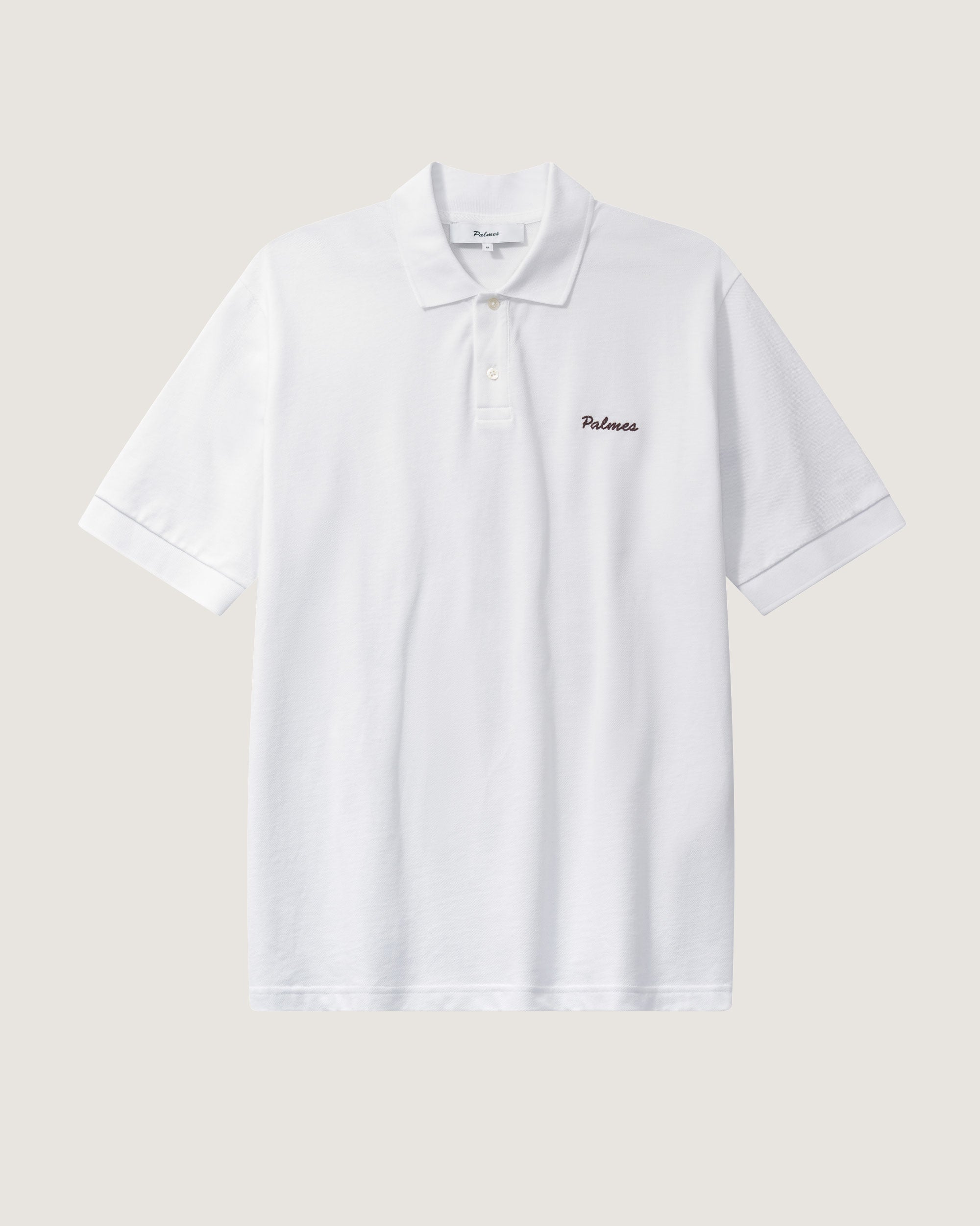 Logo Pique Polo - White