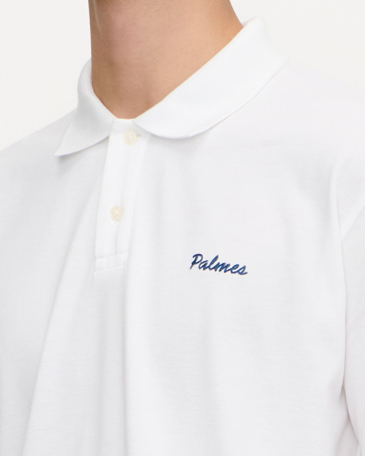 Logo Pique Polo in White, photo 5