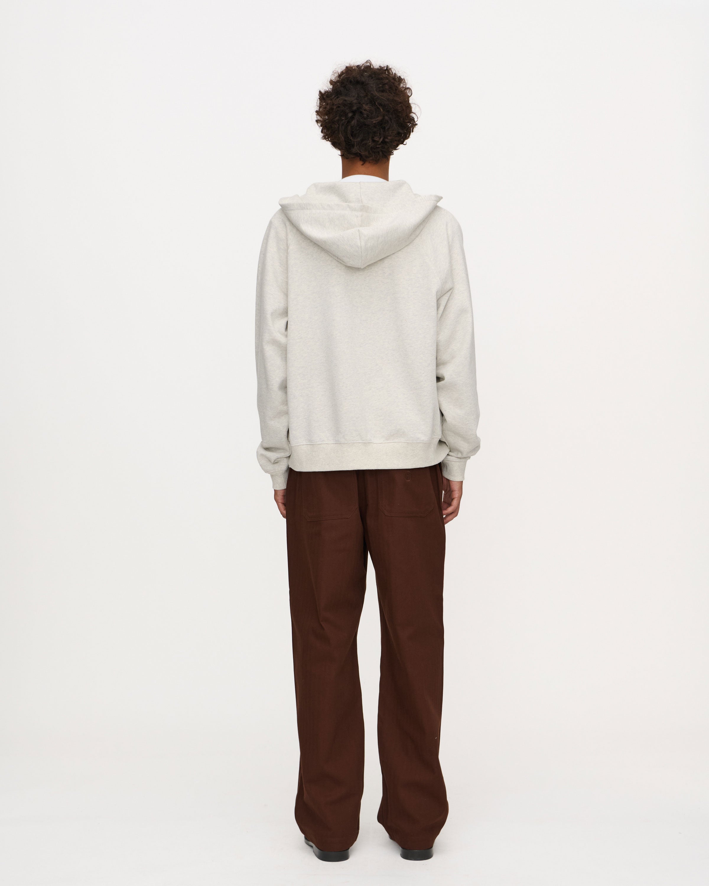 Logo Zip Hooded Sweatshirt