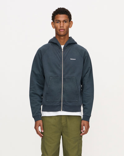 Logo Zip Hooded Sweatshirt