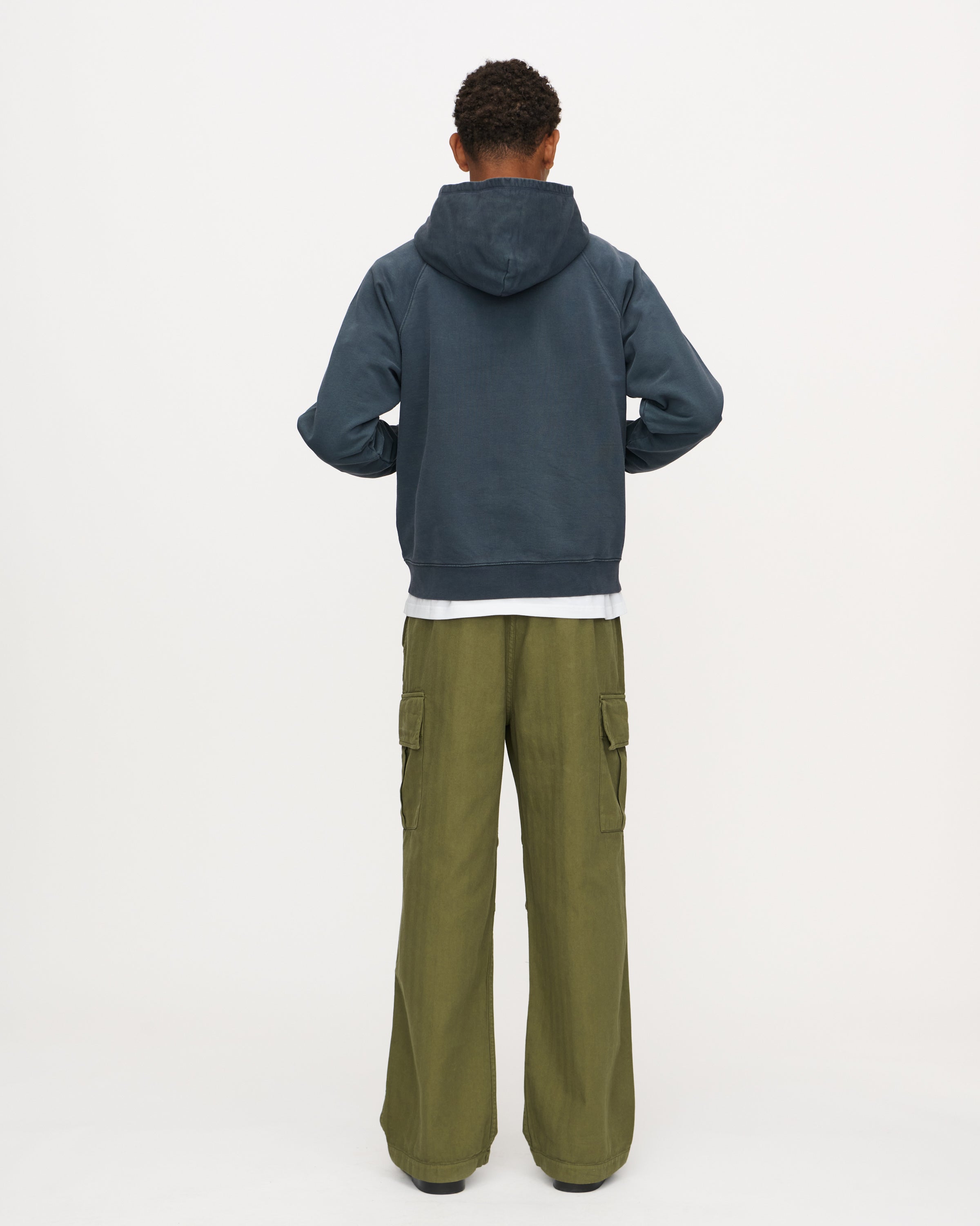 Logo Zip Hooded Sweatshirt
