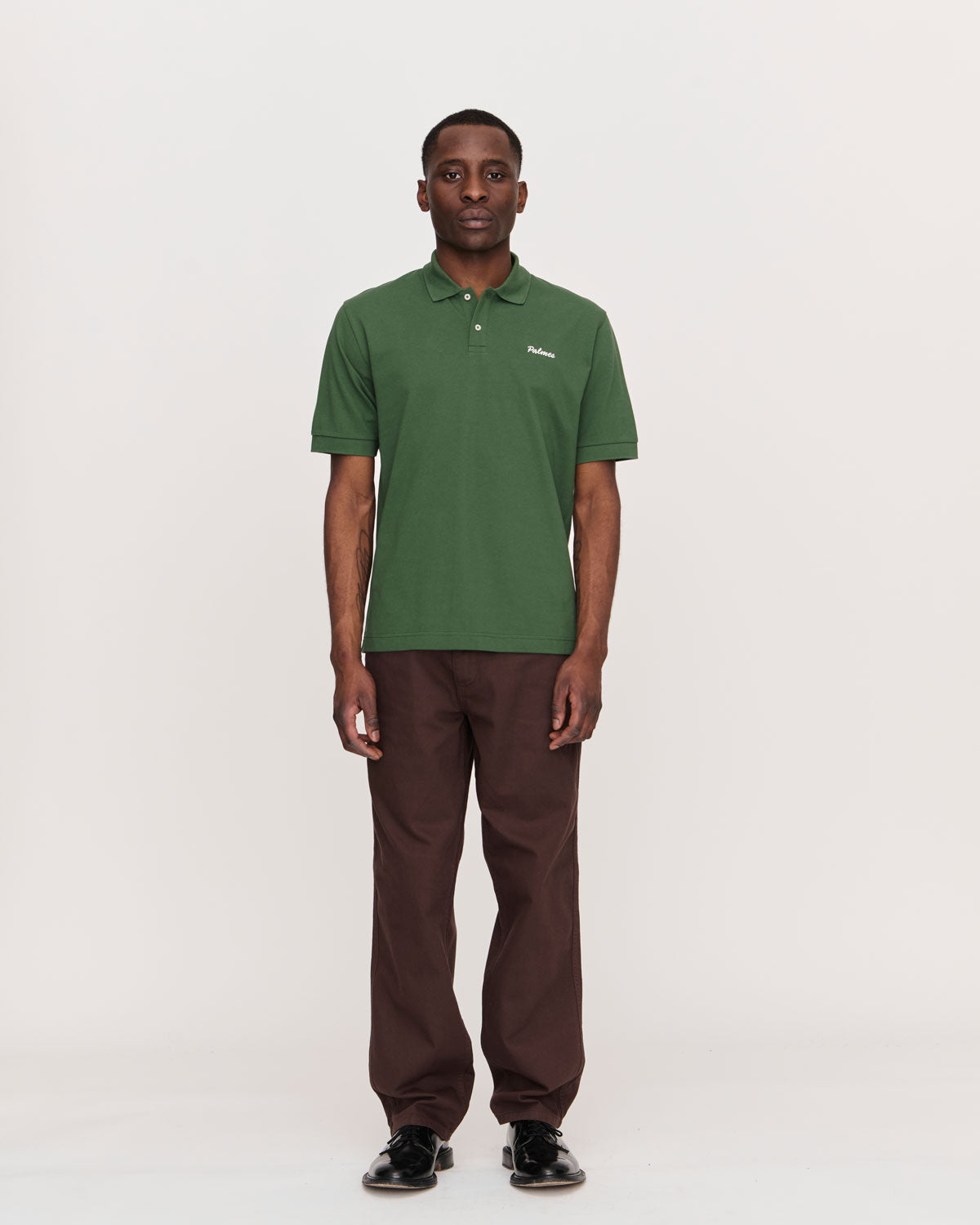 Logo Pique Polo XS / Dark Green