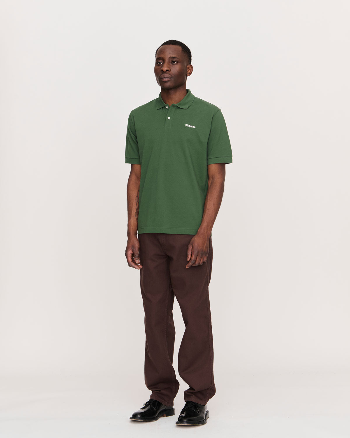 Logo Pique Polo XS / Dark Green