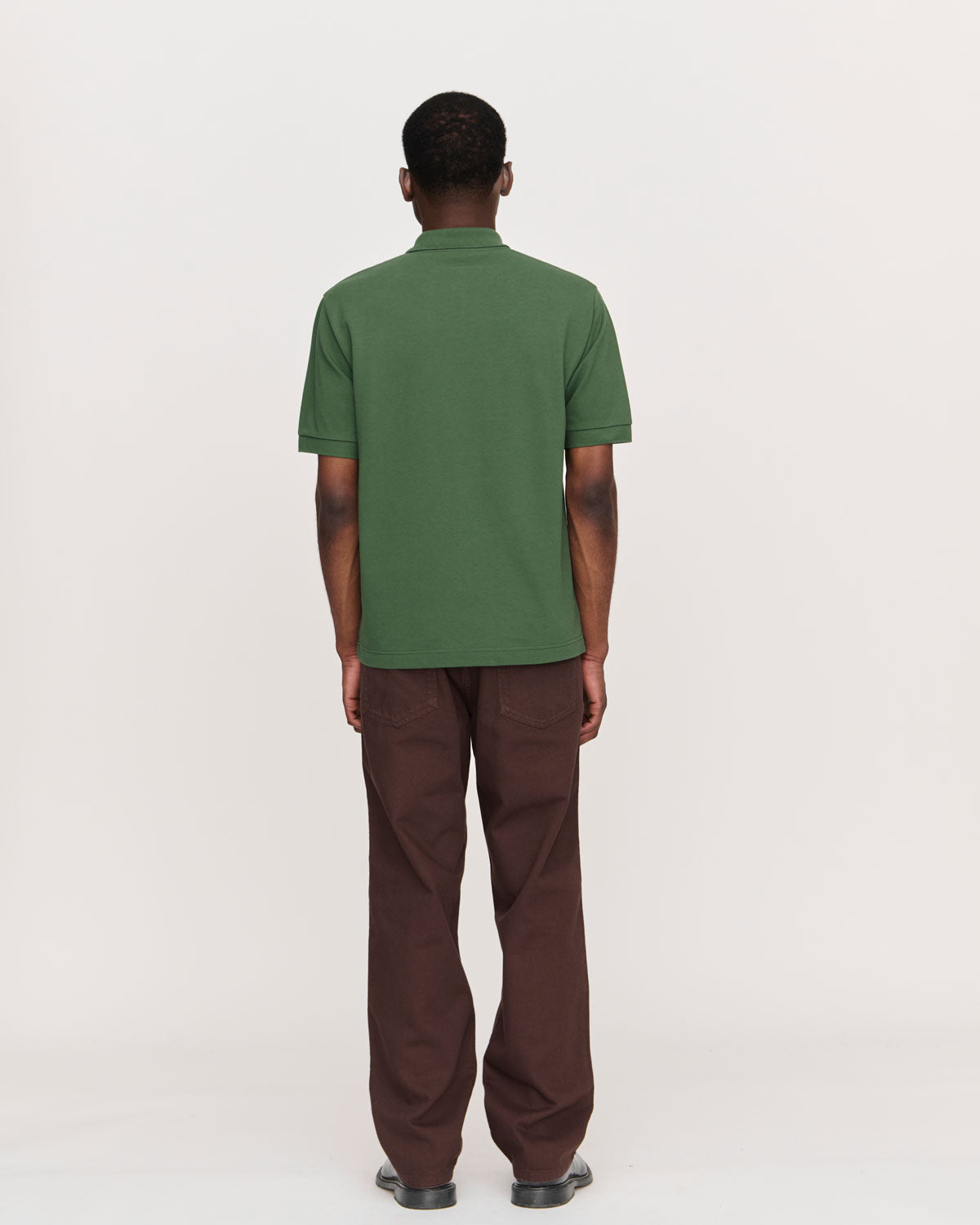 Logo Pique Polo XS / Dark Green