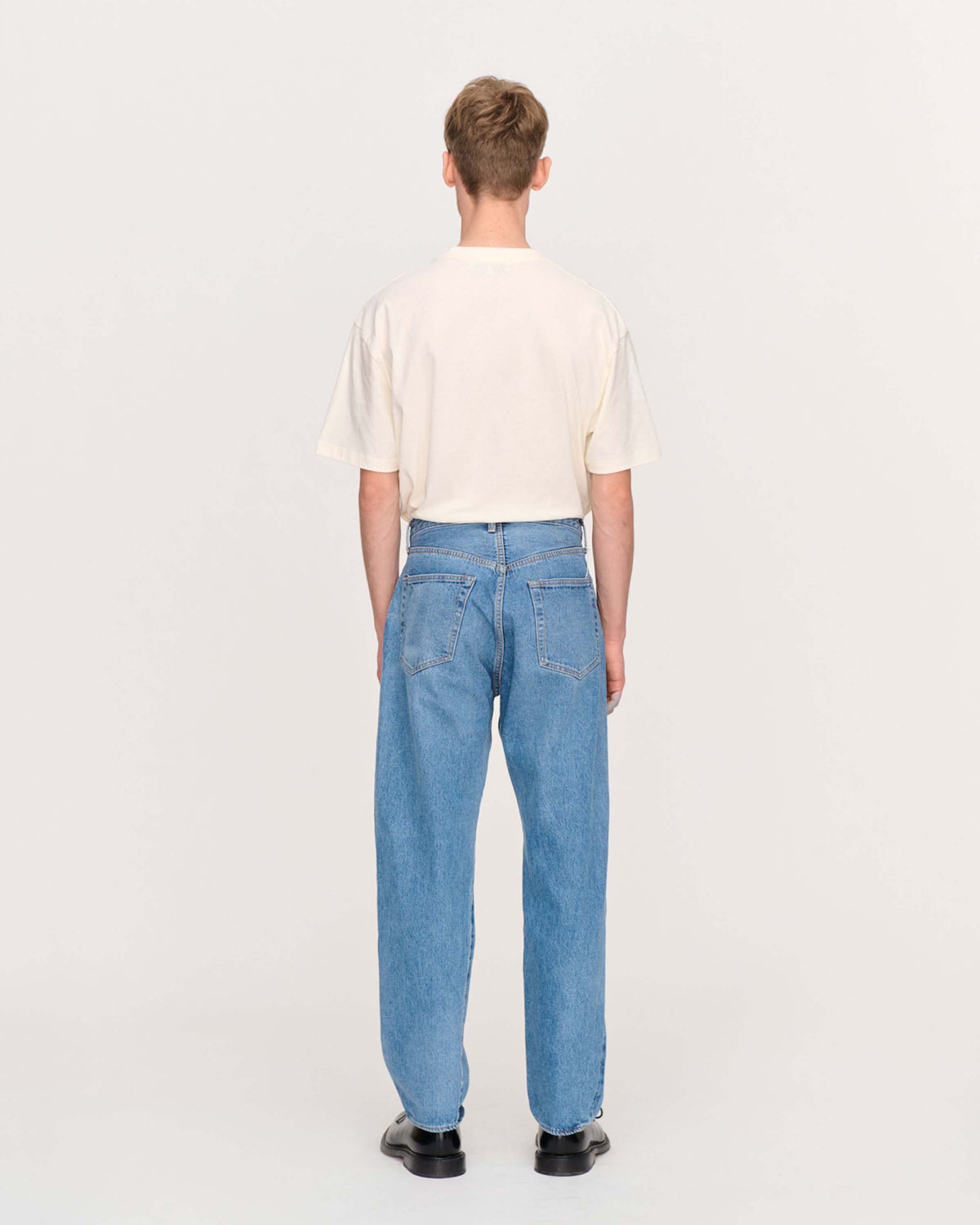 Kaptain Sunshine - 5P Front Zipper Denim Pants - Indigo Vintage Wash