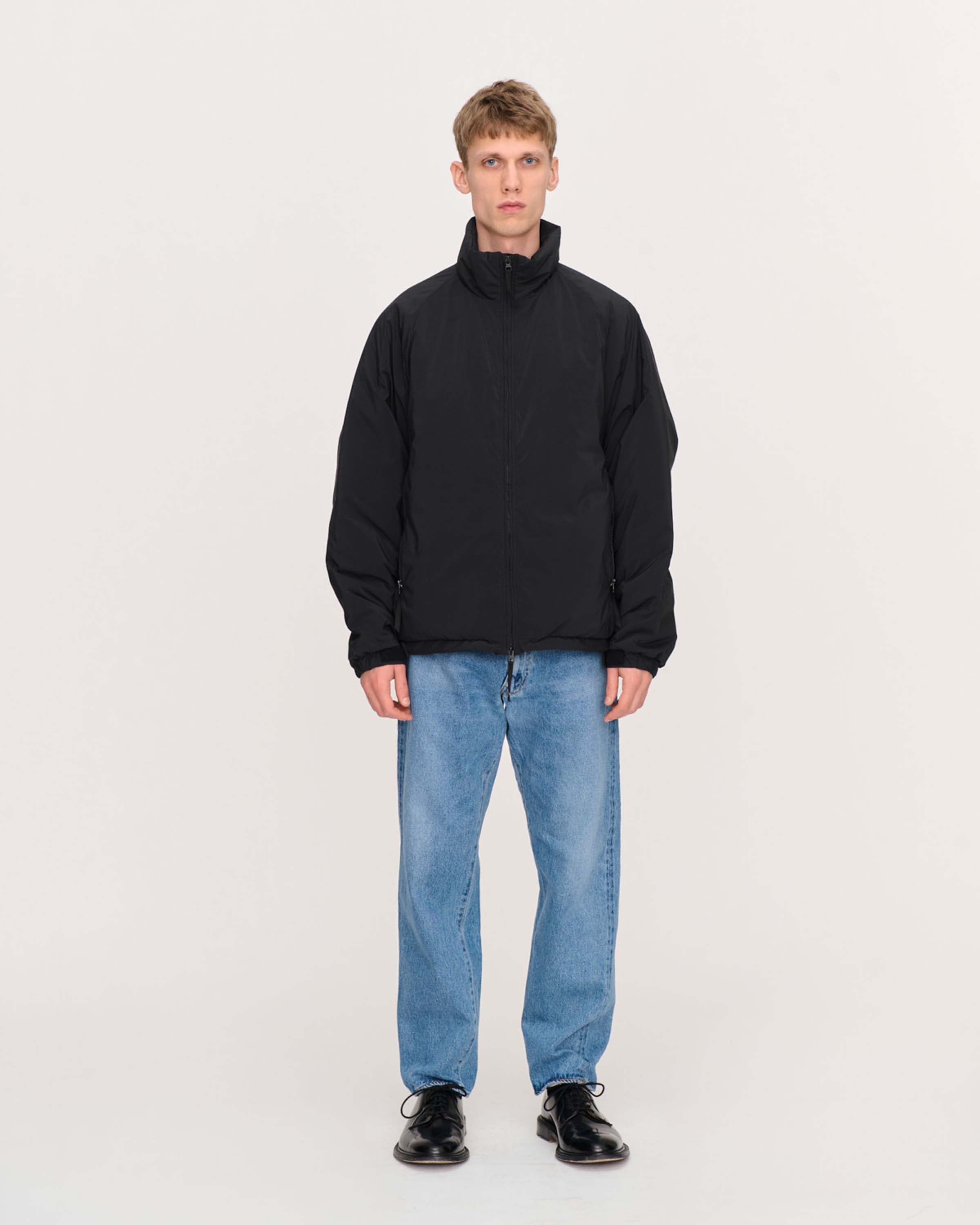 Kaptain Sunshine - Poly Nylon Puffer Jacket - Black