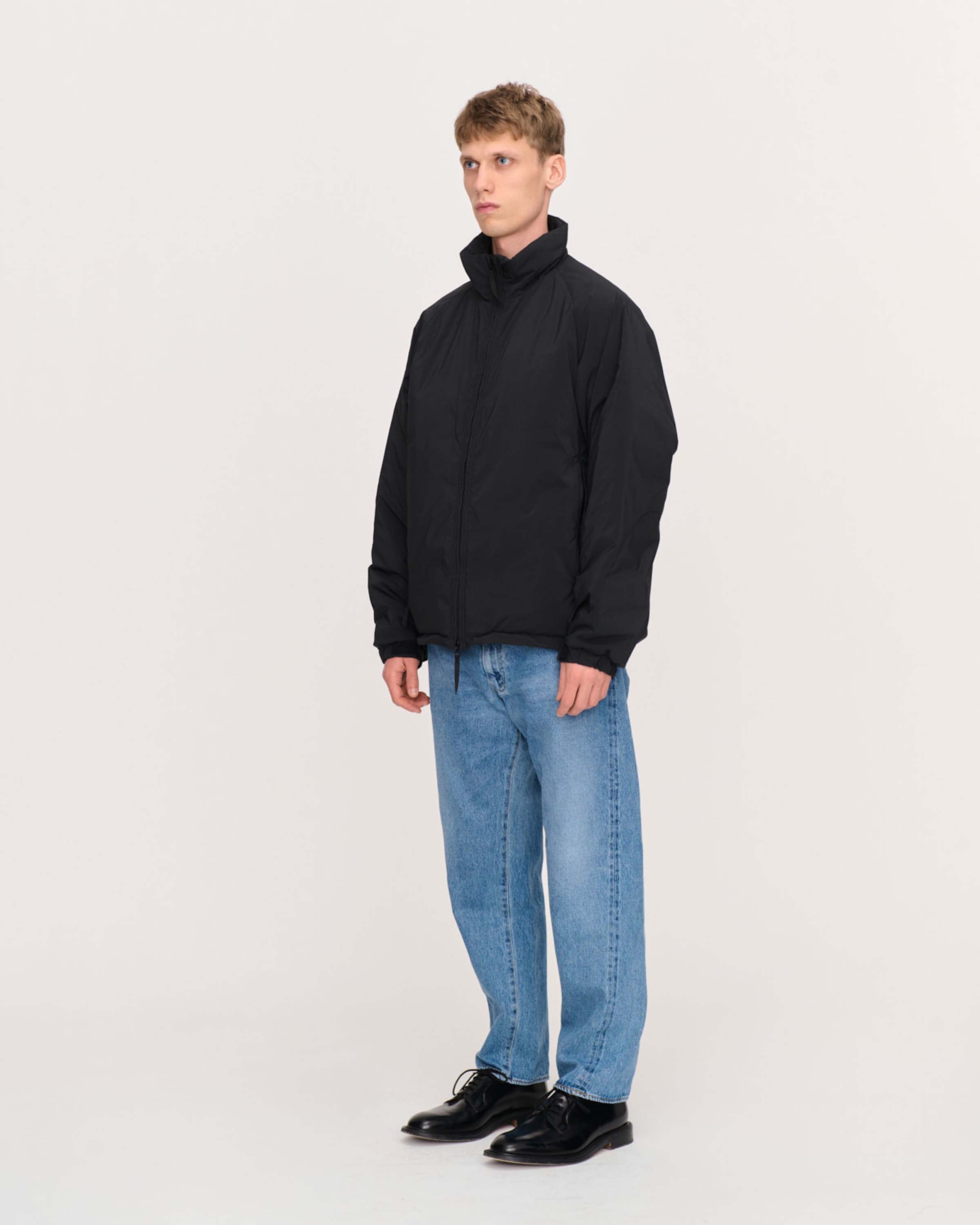 Kaptain Sunshine - Poly Nylon Puffer Jacket - Black