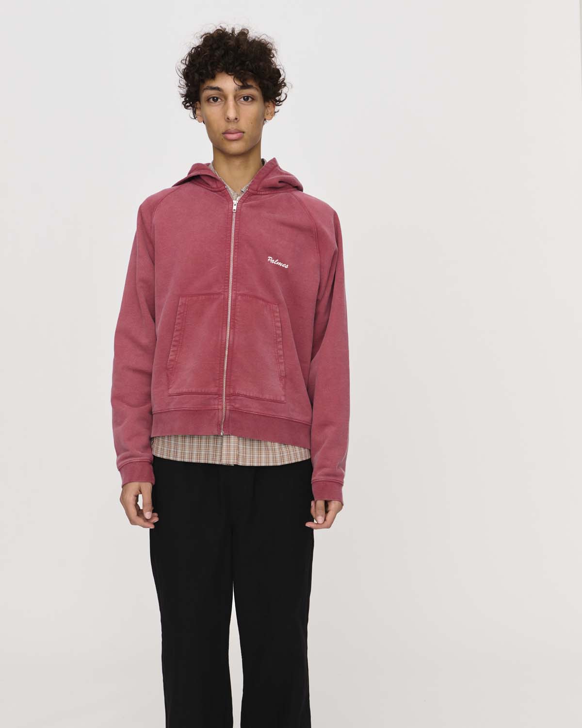 Logo Zip Hooded Sweatshirt