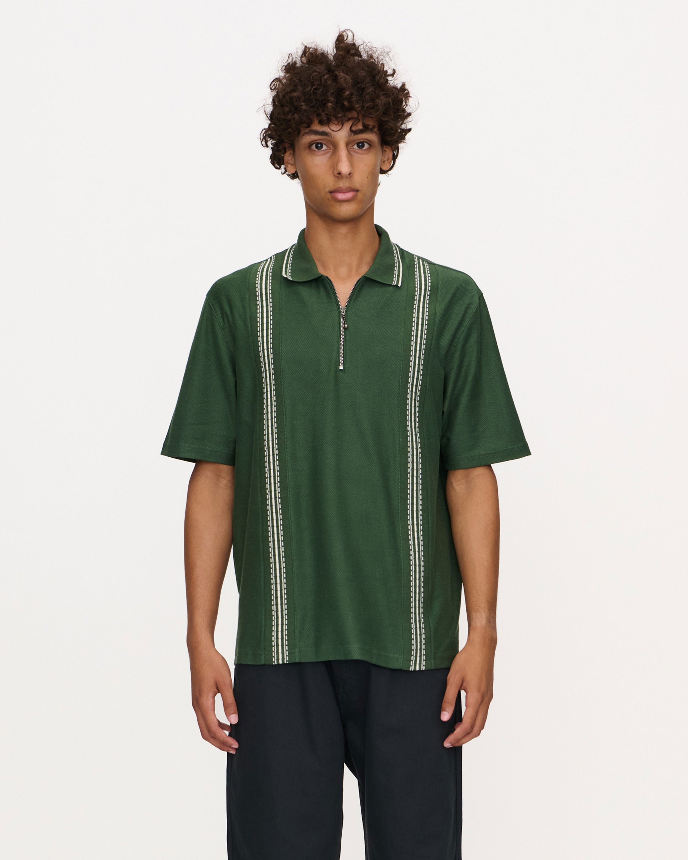Panel SS Zip Polo