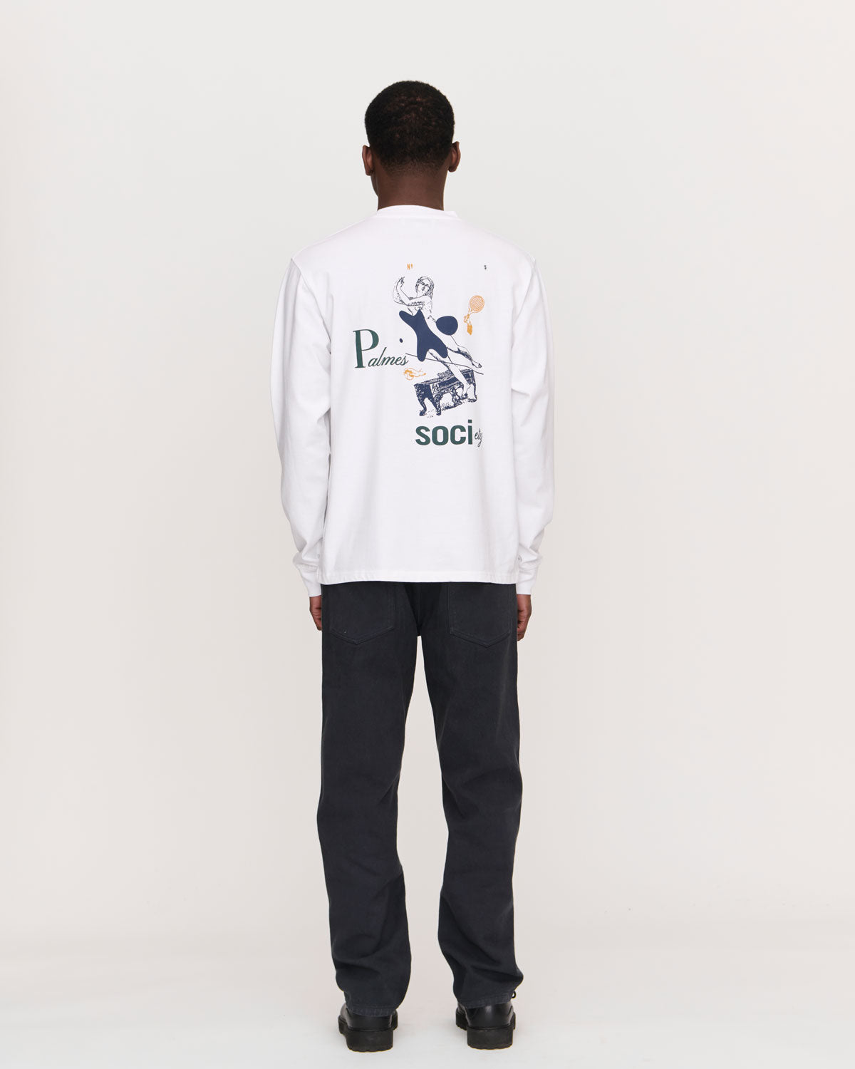 Piano LS T-Shirt XS / White
