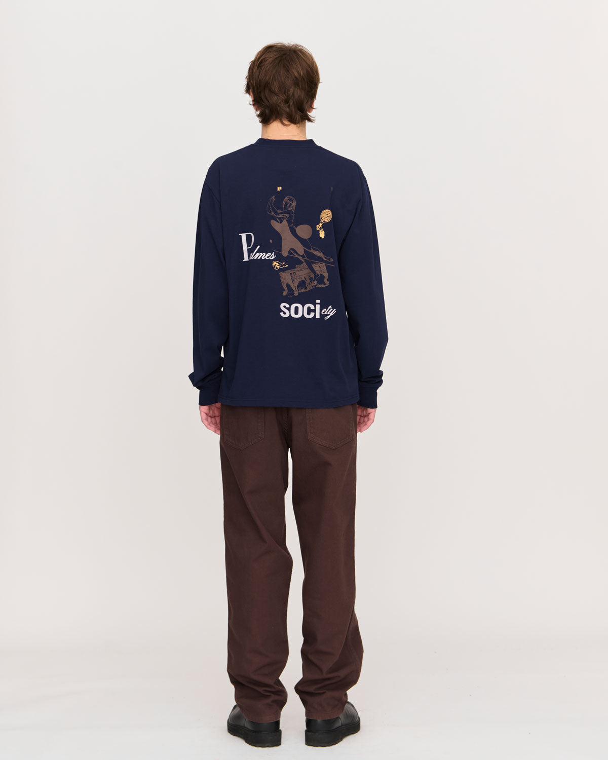 Piano LS T-Shirt XS / Navy