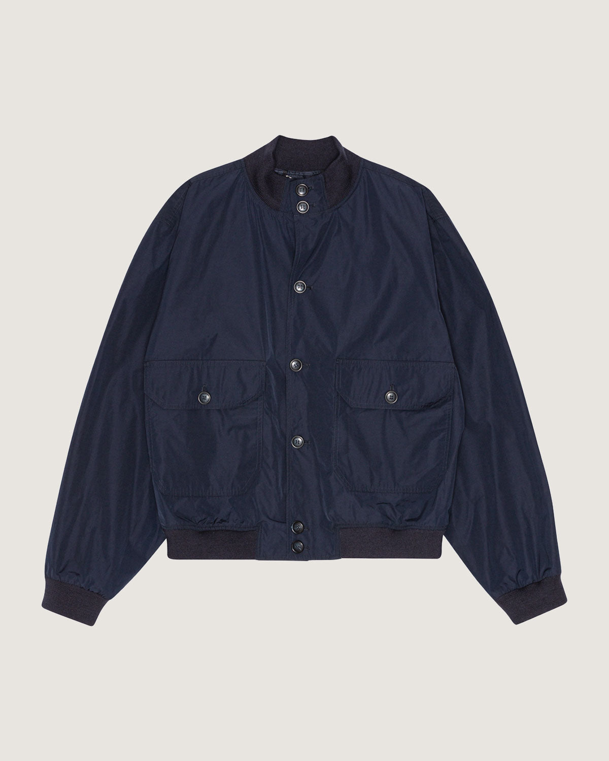 Rib Collar Blouson