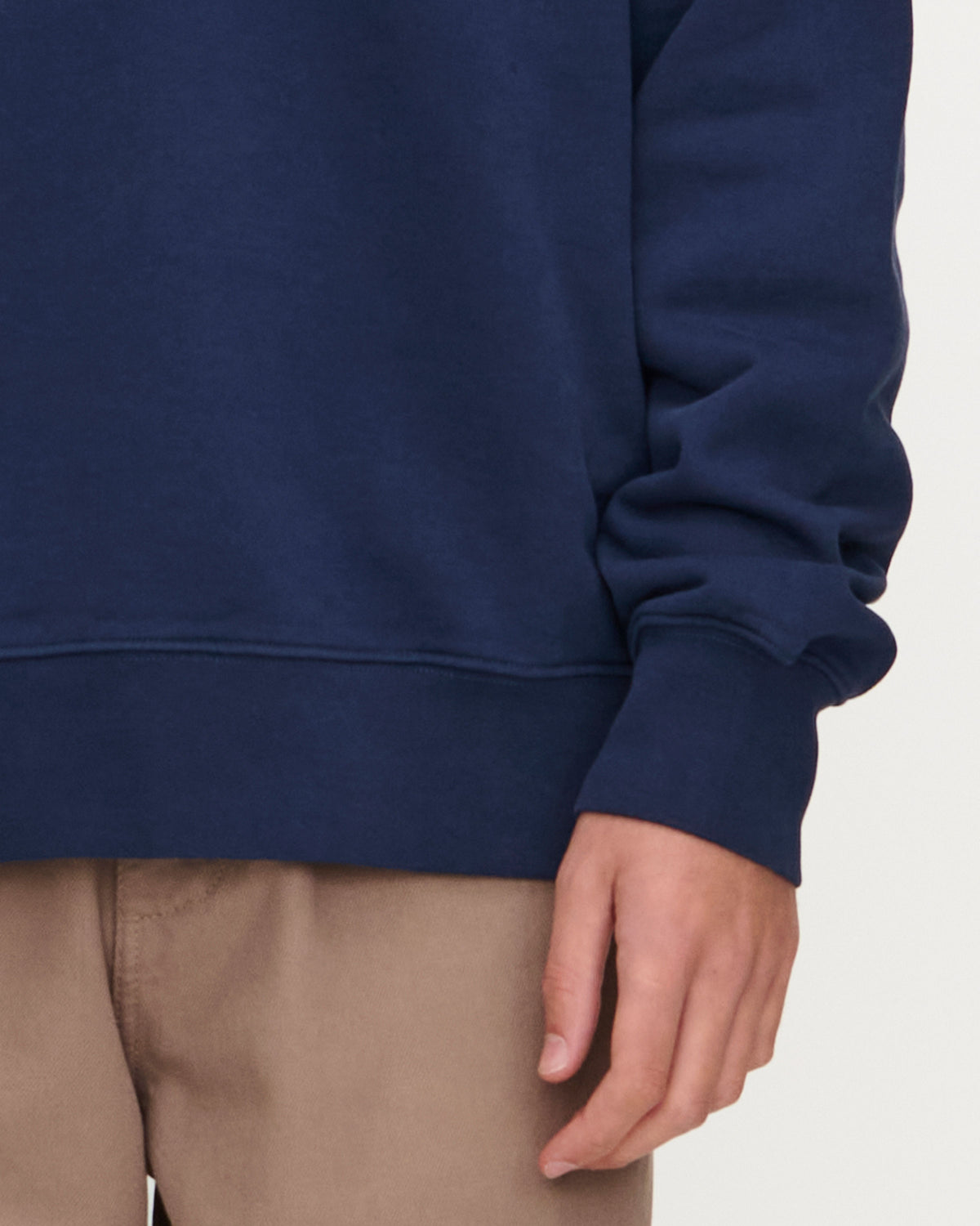 Western Quarter-Zip Sweatshirt in Navy, photo 6