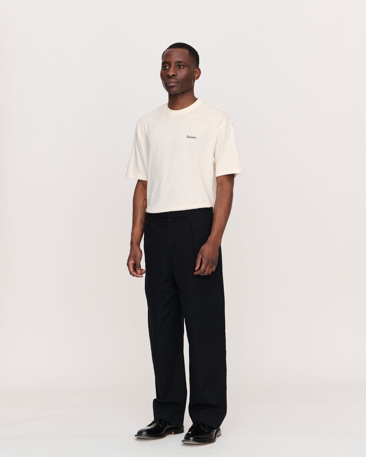Wide Pleated Suit Trousers 46