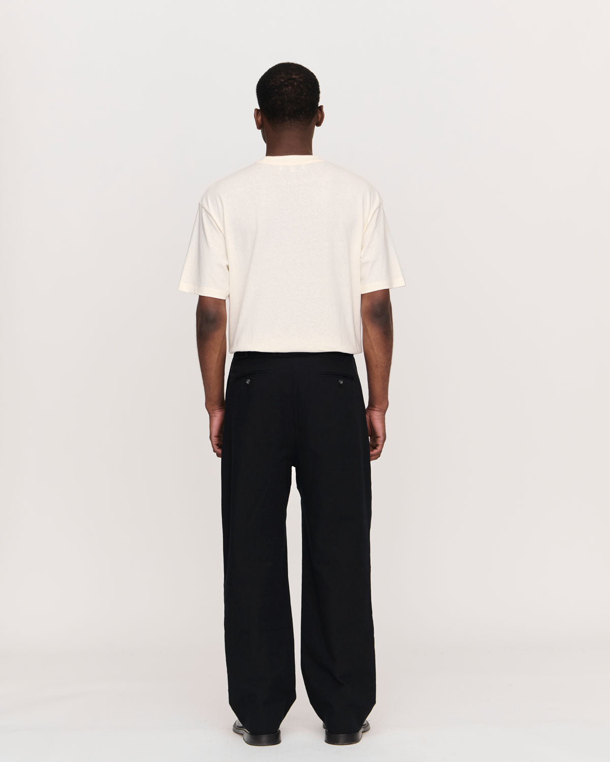 Wide Pleated Suit Trousers 46