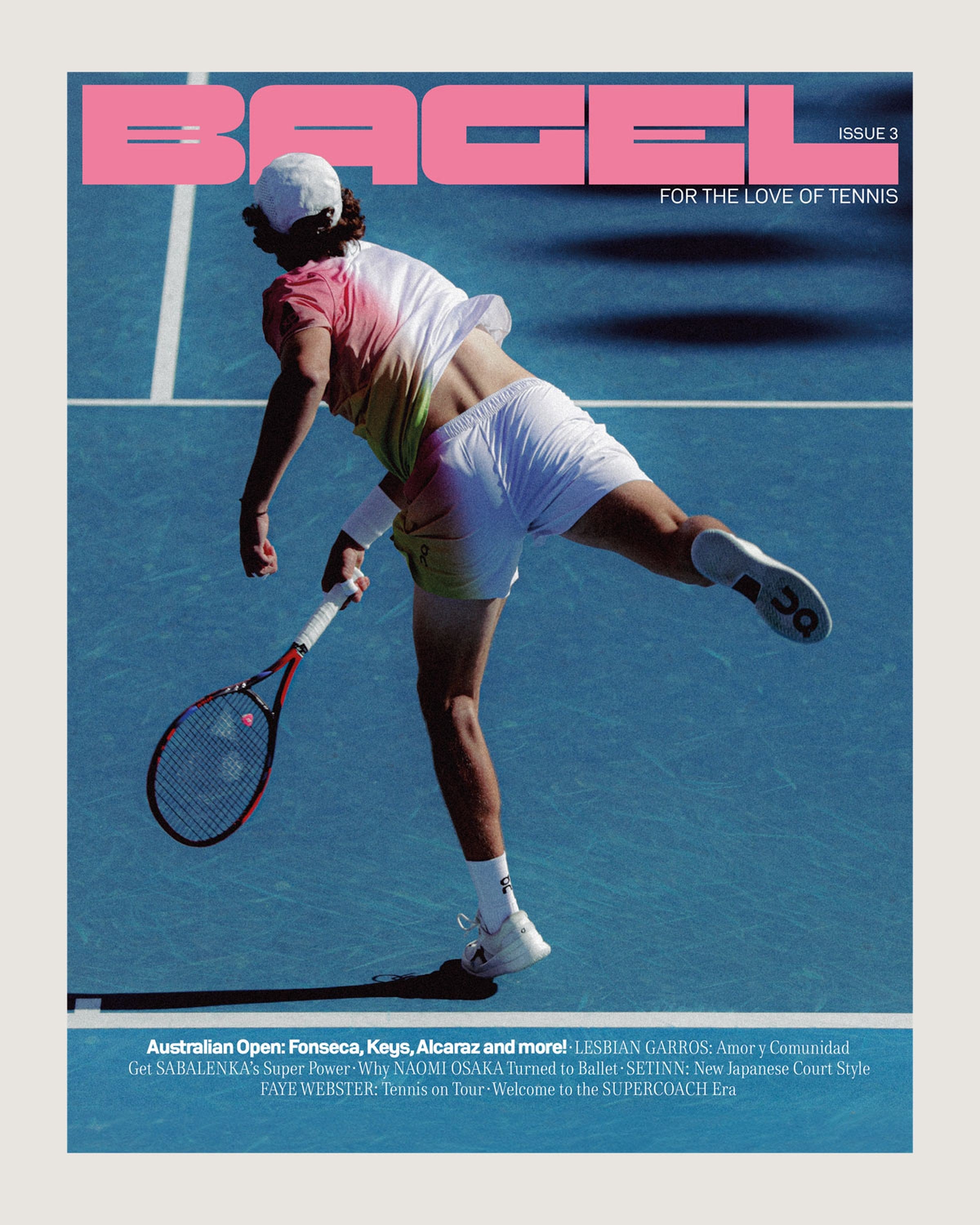 Bagel Magazine Issue 3 – Australian Open cover