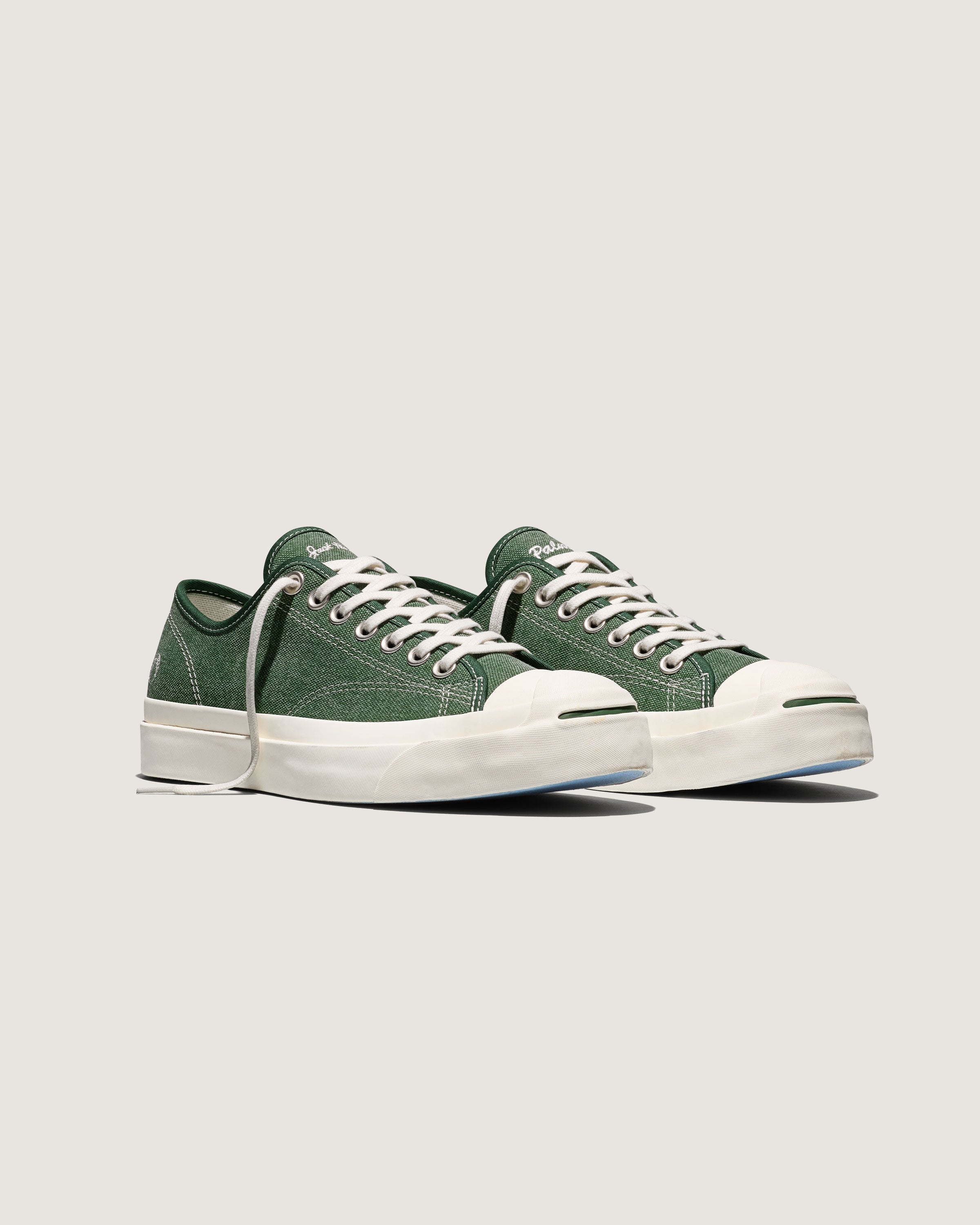 Palmes for Converse Jack Purcell — Green Canvas