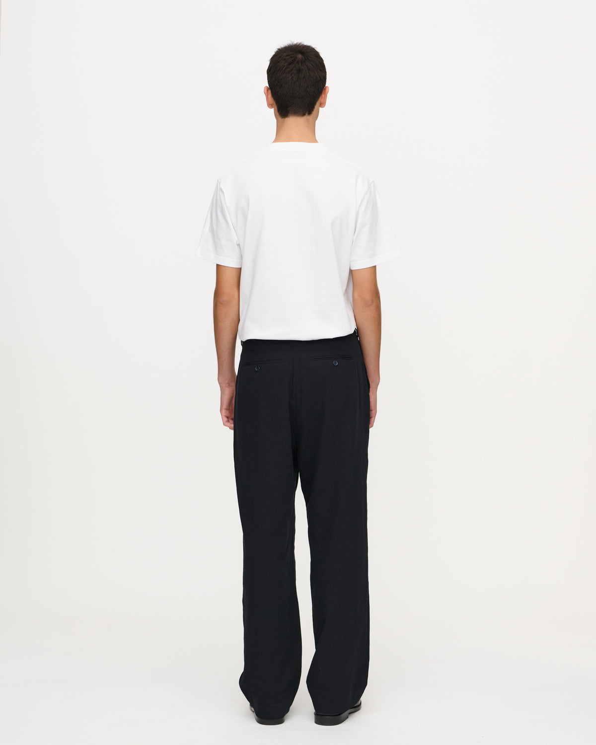 Wide Pleated Suit Trousers