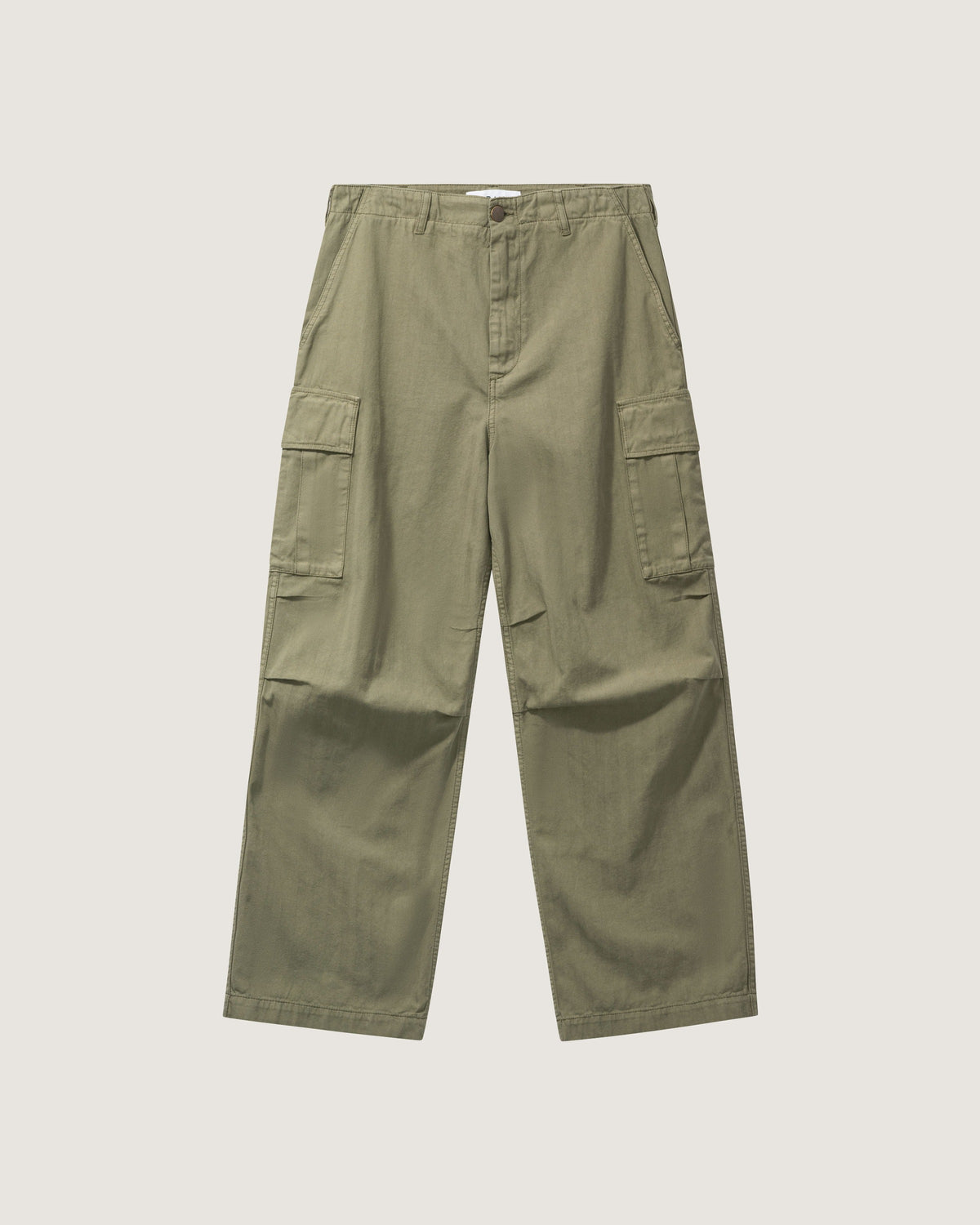 Herringbone Cargo Trousers